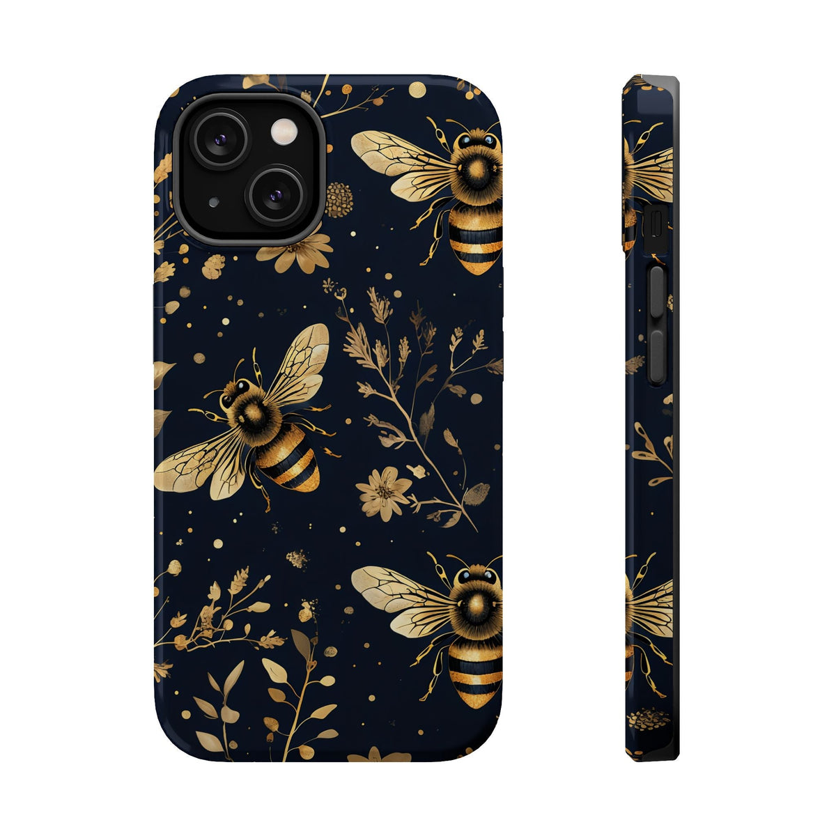 Golden Bees vintage honeybee print collection