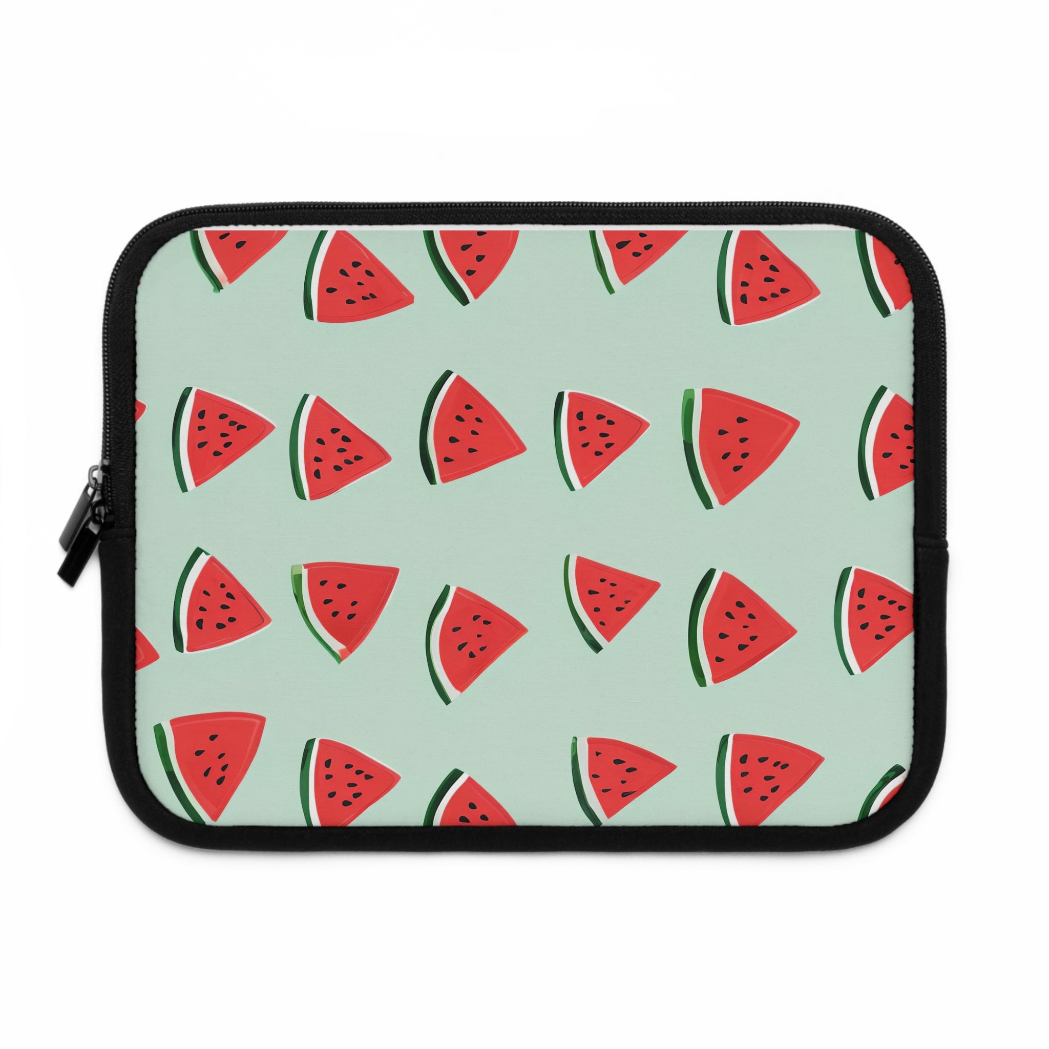 Watermelon Mint Laptop Sleeve | Summer Fruit Tech Cover for Beach Days