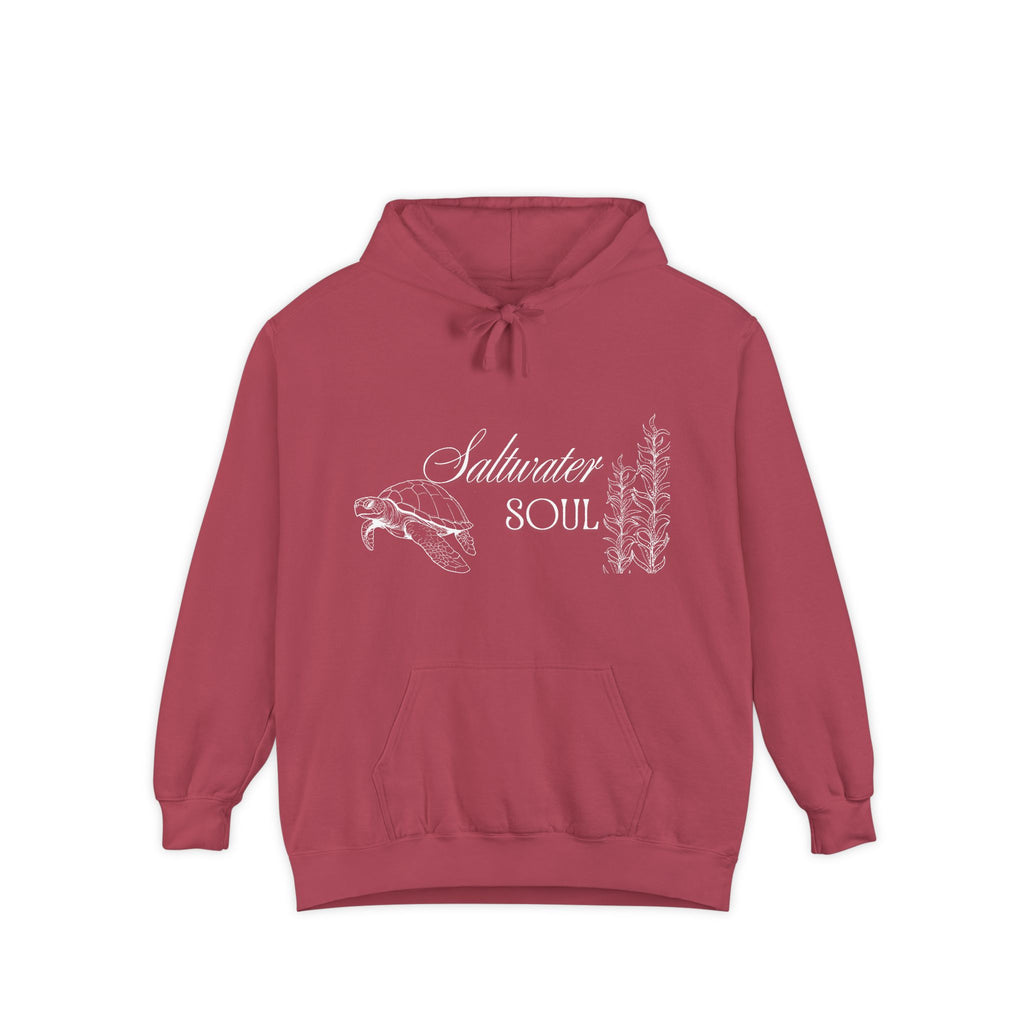 Saltwater Soul Hoodie — Garment-Dyed Coastal Pullover