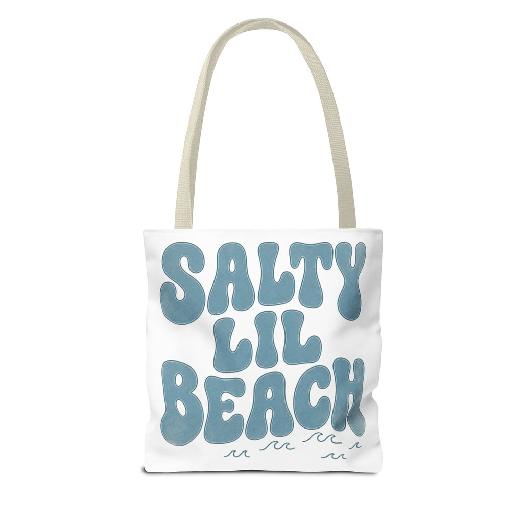 Salty Lil Beach Tote Bag | All-Over Print