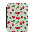 Cherry on Mint Kindle Paperwhite Case | Retro Fruit E-Reader Cover