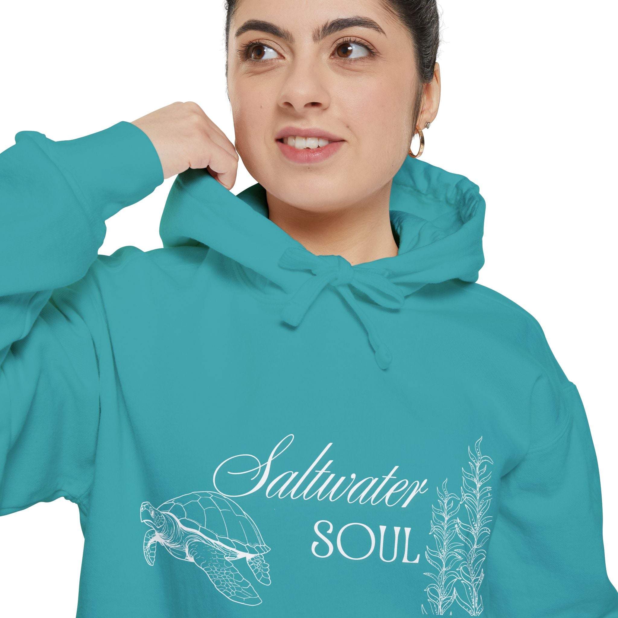 Saltwater Soul Hoodie — Garment-Dyed Coastal Pullover