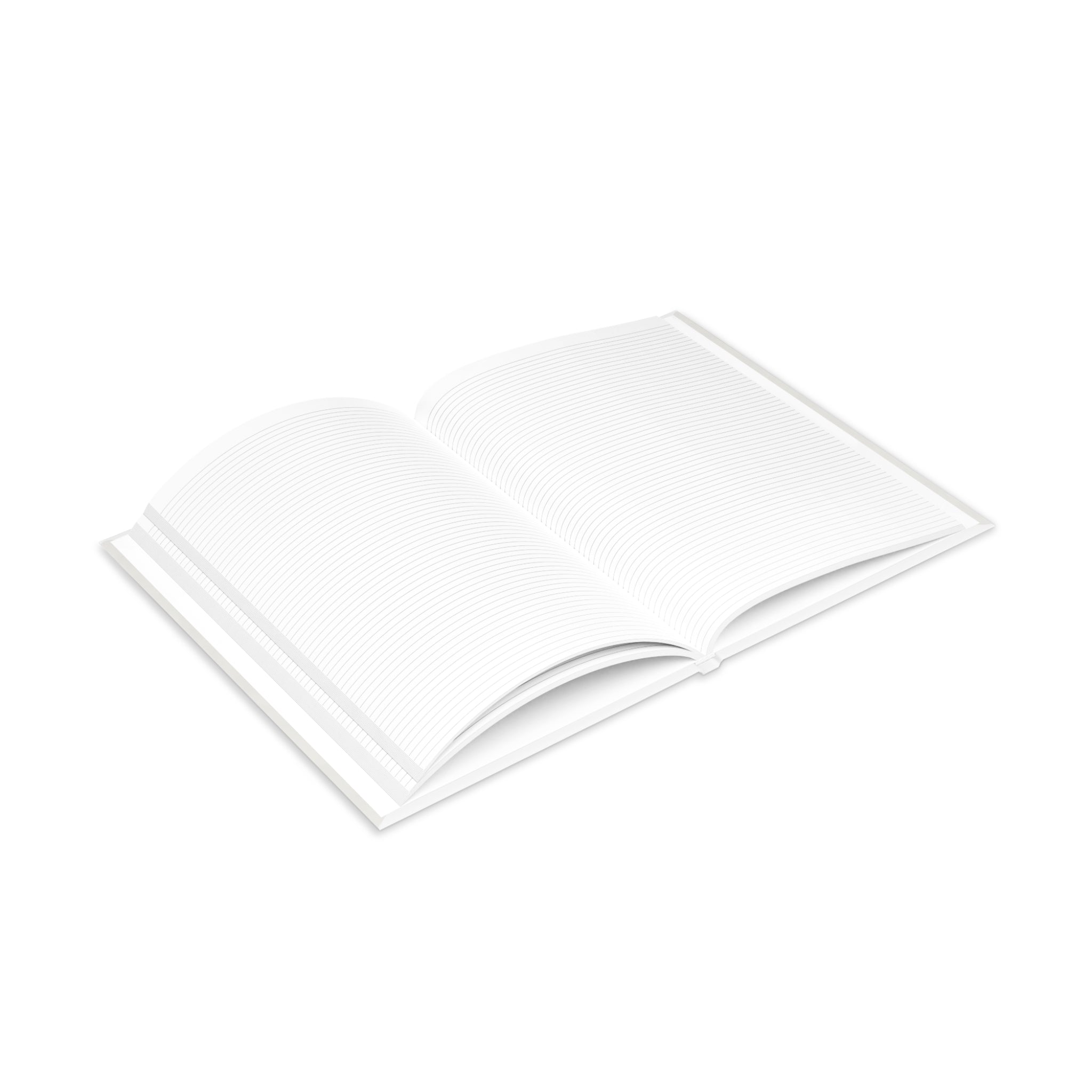 Created With a Purpose notebook | Hardcover Journal, Neutral Floral Design