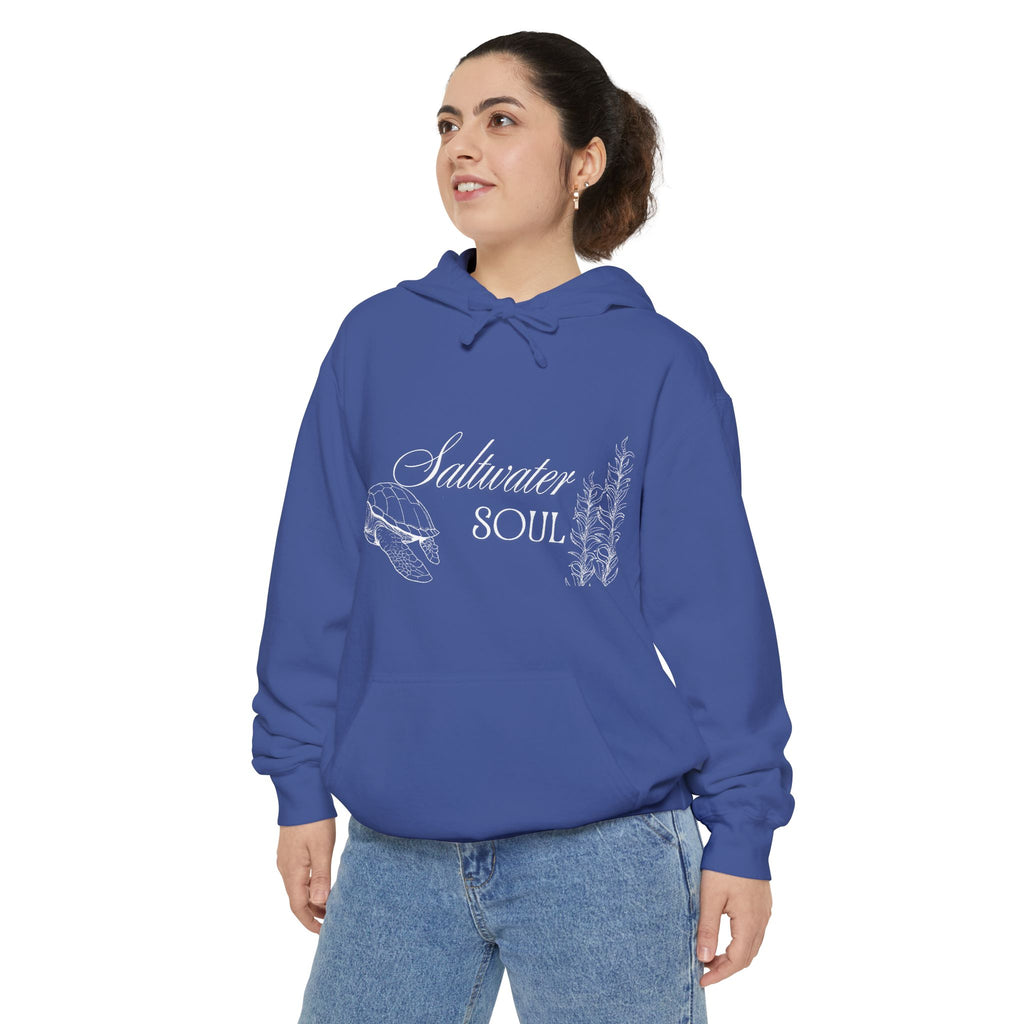 Saltwater Soul Hoodie — Garment-Dyed Coastal Pullover