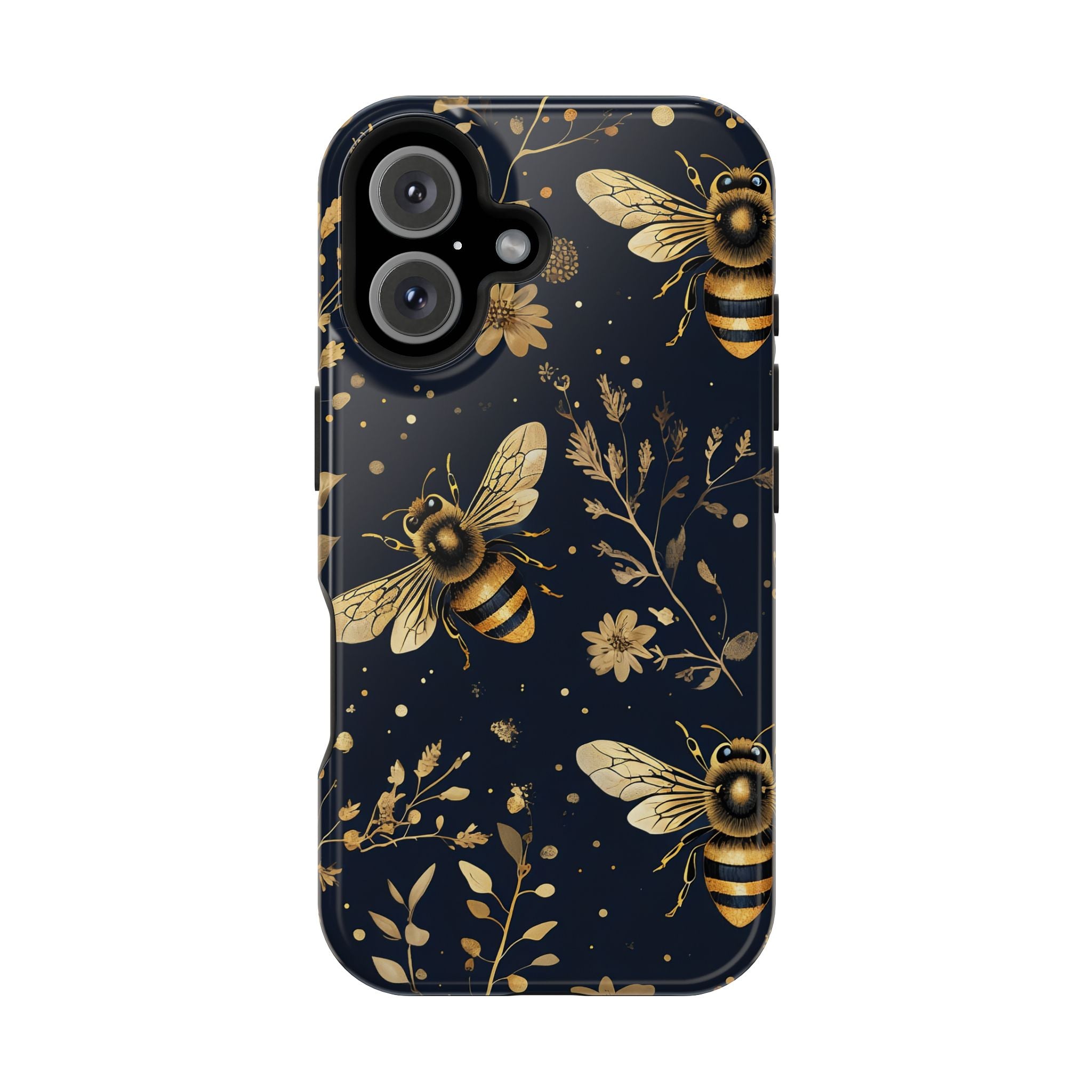 Golden Bee Phone Case — Vintage Honeybee MagSafe Tough Cover