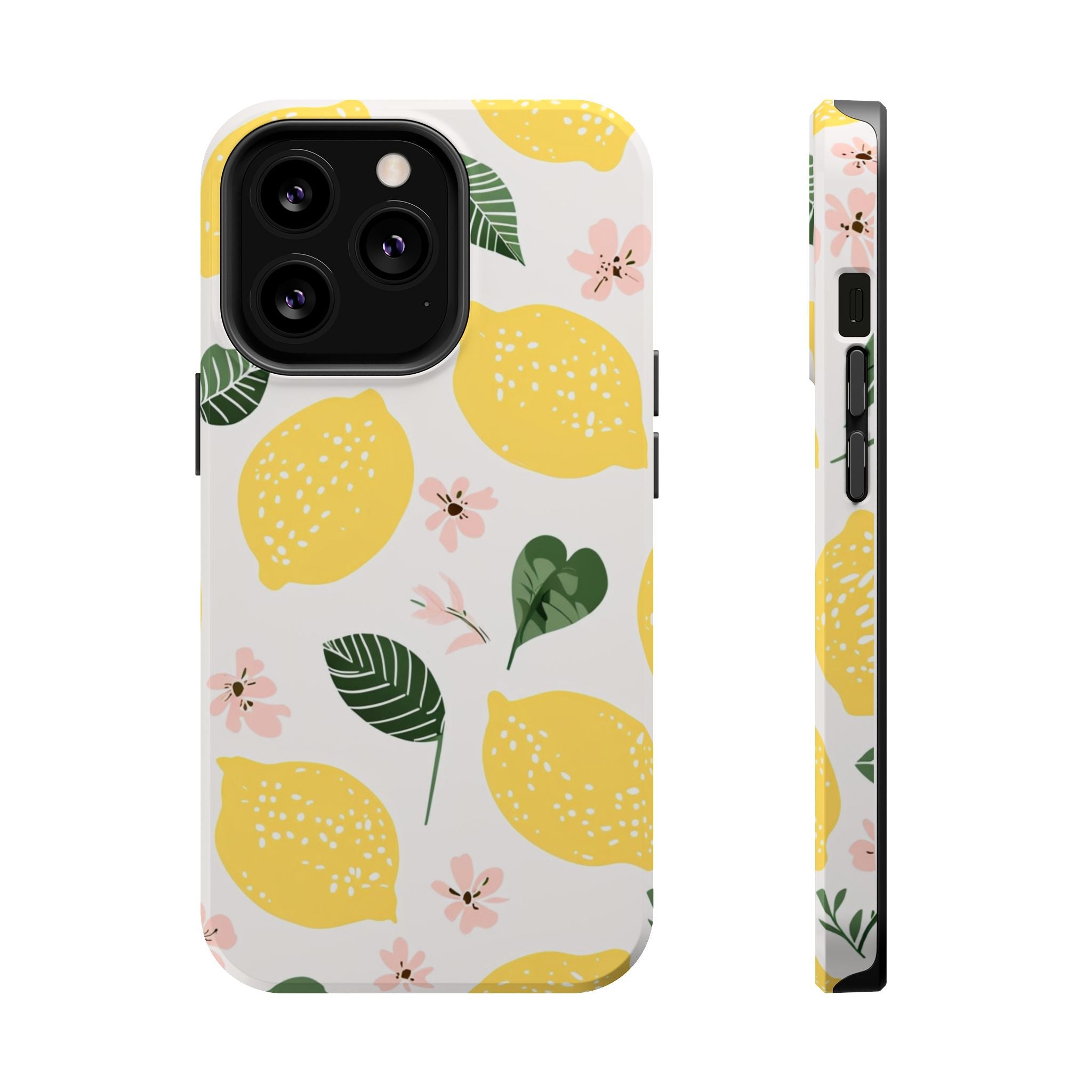 Lemon Grove Phone Case — Summer Citrus MagSafe Tough Cover