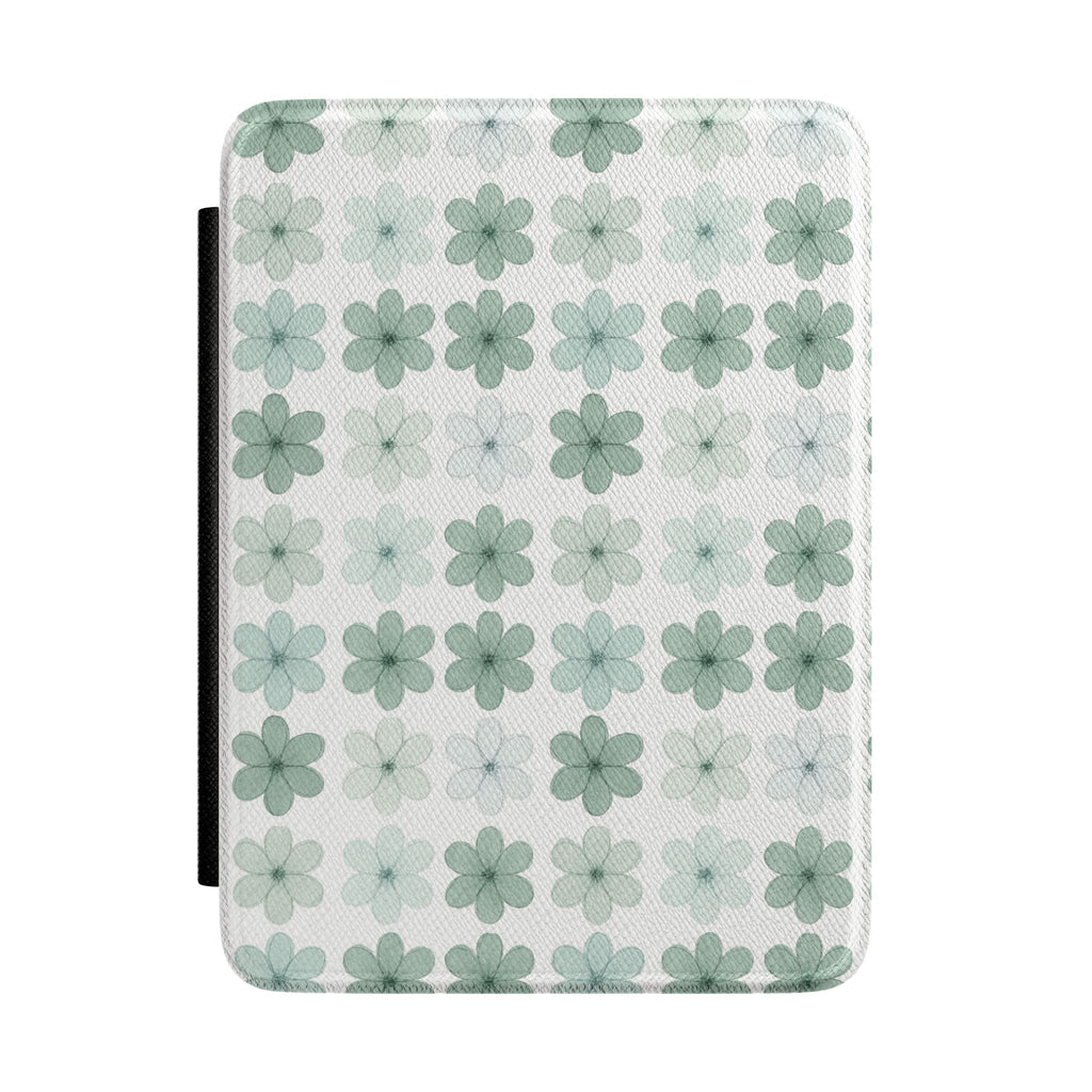 Mint Green Floral Kindle Paperwhite Case | Botanical E-Reader Cover