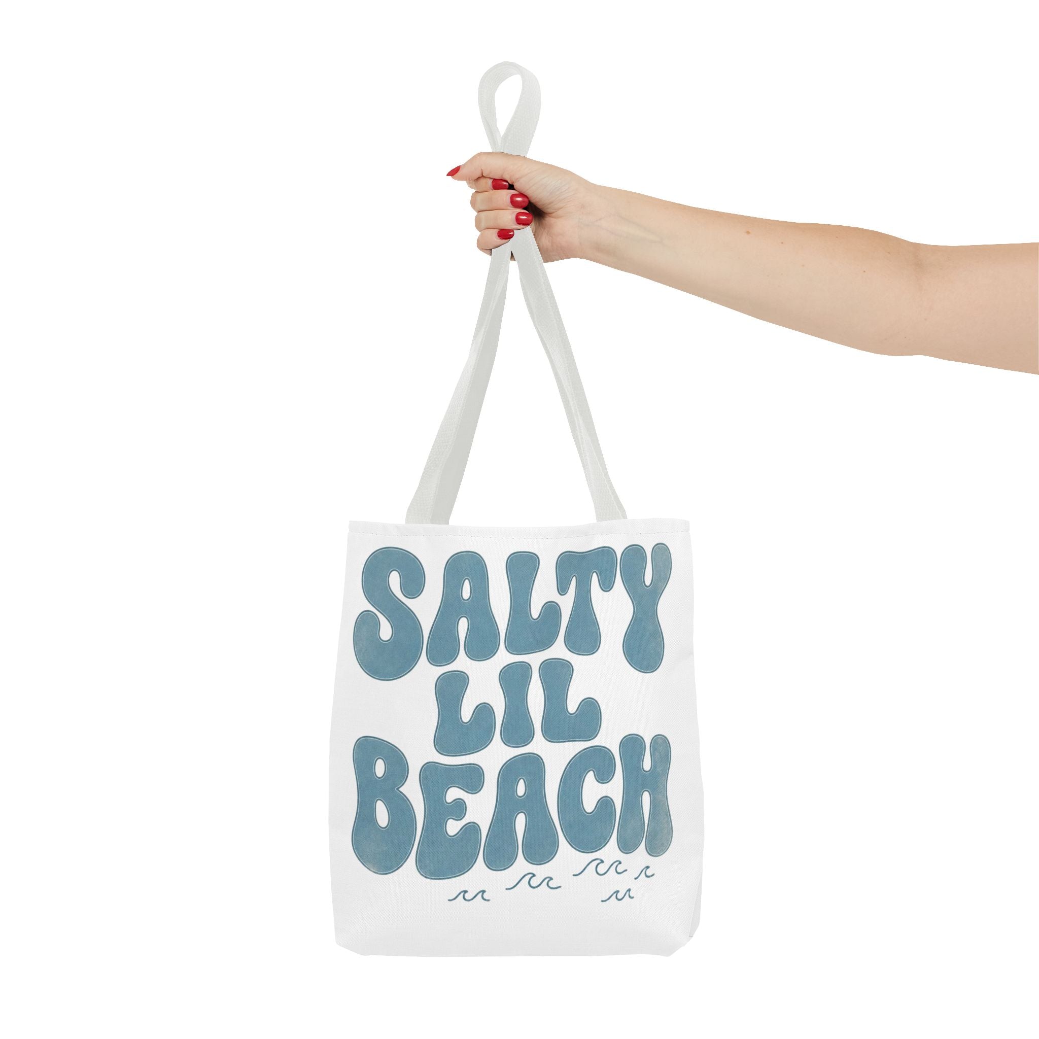 Salty Lil Beach Tote Bag | All-Over Print