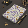 Lavender Honey Hardcover Journal — Floral Notebook for Gardening, Nature Lovers & Aromatherapy Notes