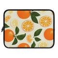 Citrus Oranges Laptop Sleeve | Hand-Painted Vintage Fruit Tech Cover