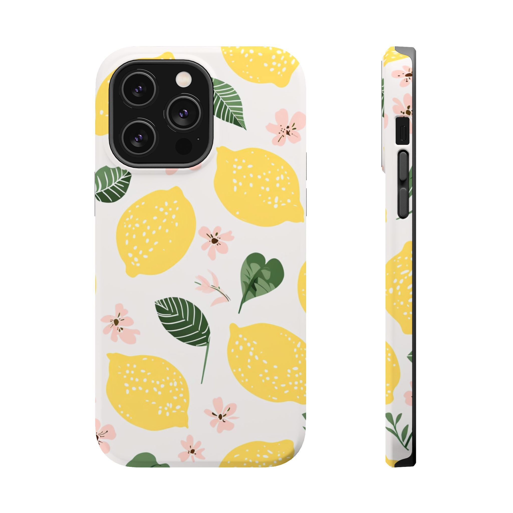 Lemon Grove Phone Case — Summer Citrus MagSafe Tough Cover