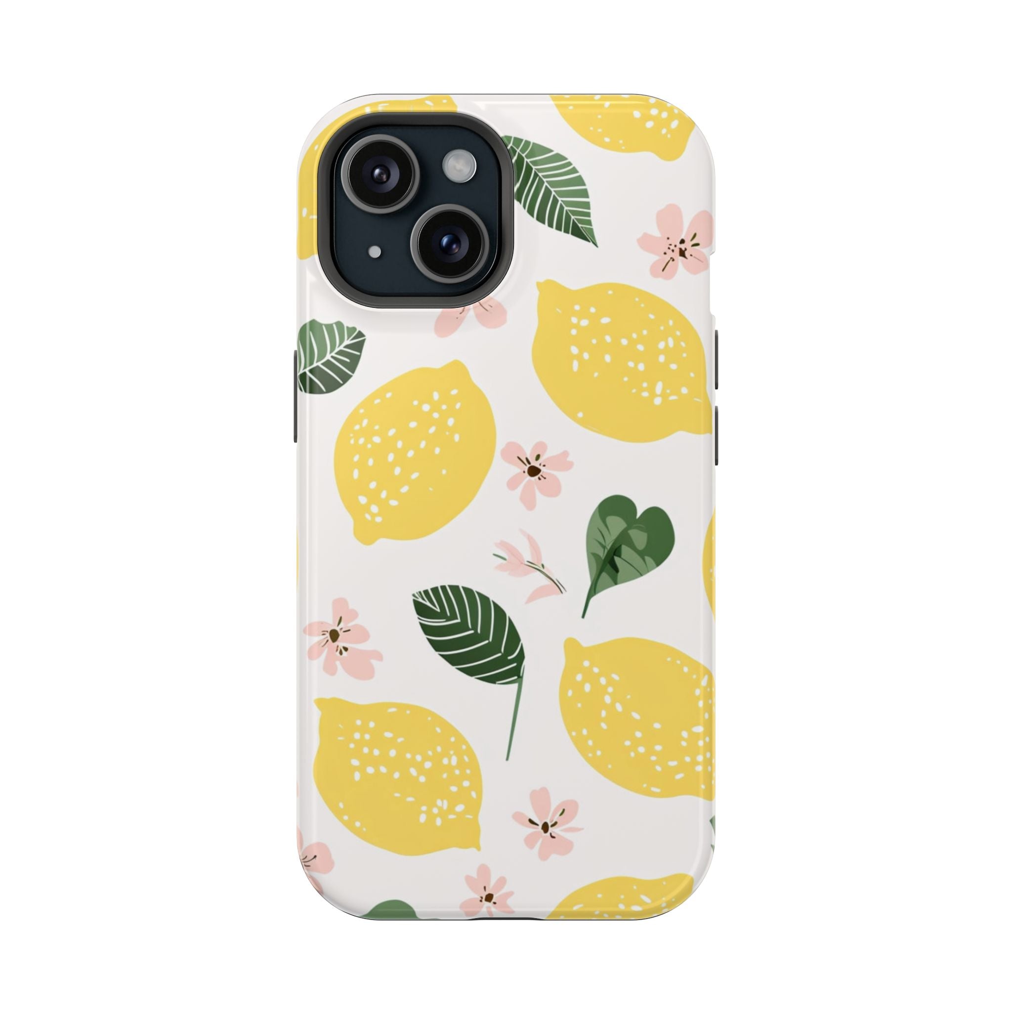 Lemon Grove Phone Case — Summer Citrus MagSafe Tough Cover