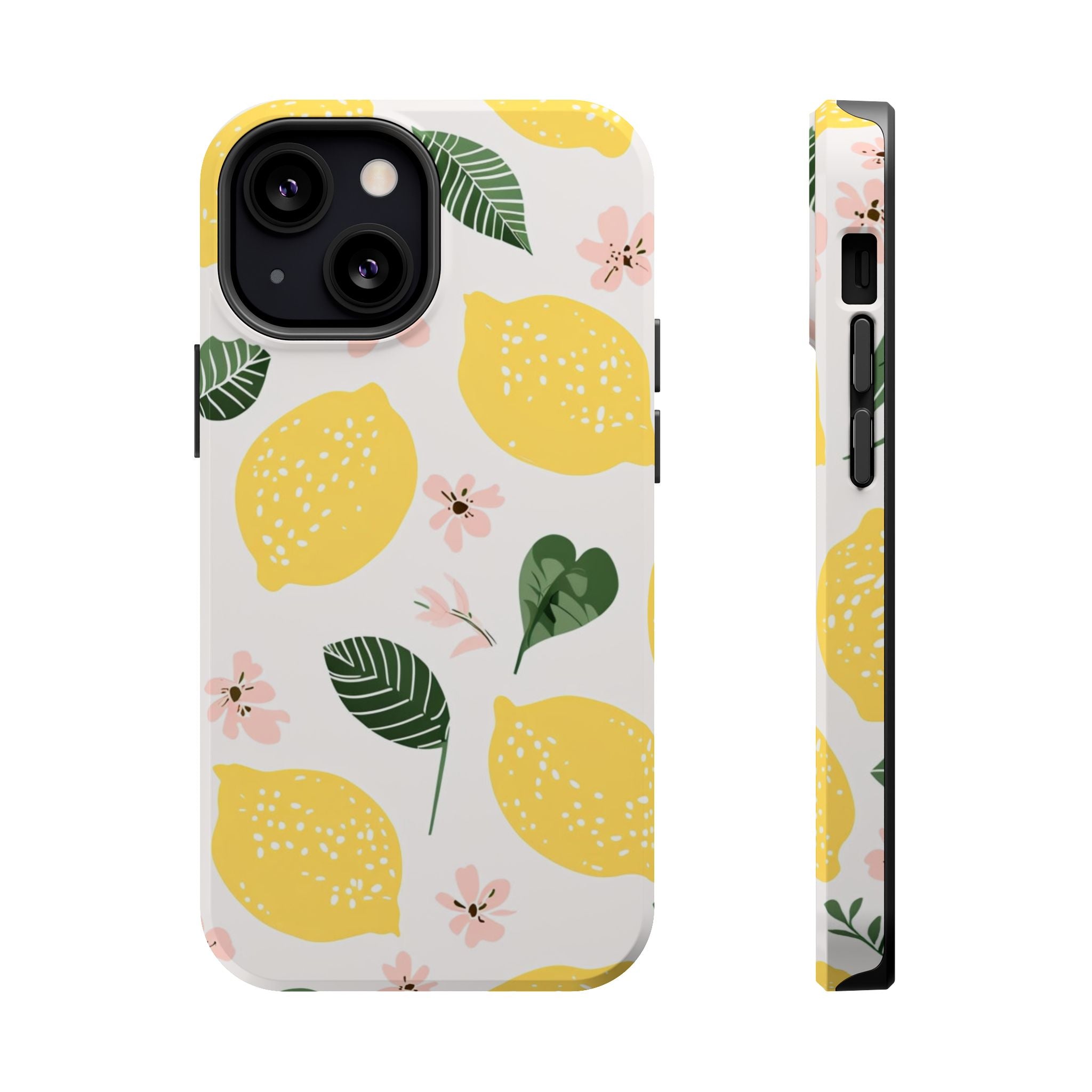 Lemon Grove Phone Case — Summer Citrus MagSafe Tough Cover