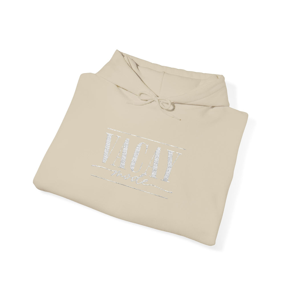 Vacay Mode Embroidered Hoodie — Vacation Travel Sweatshirt