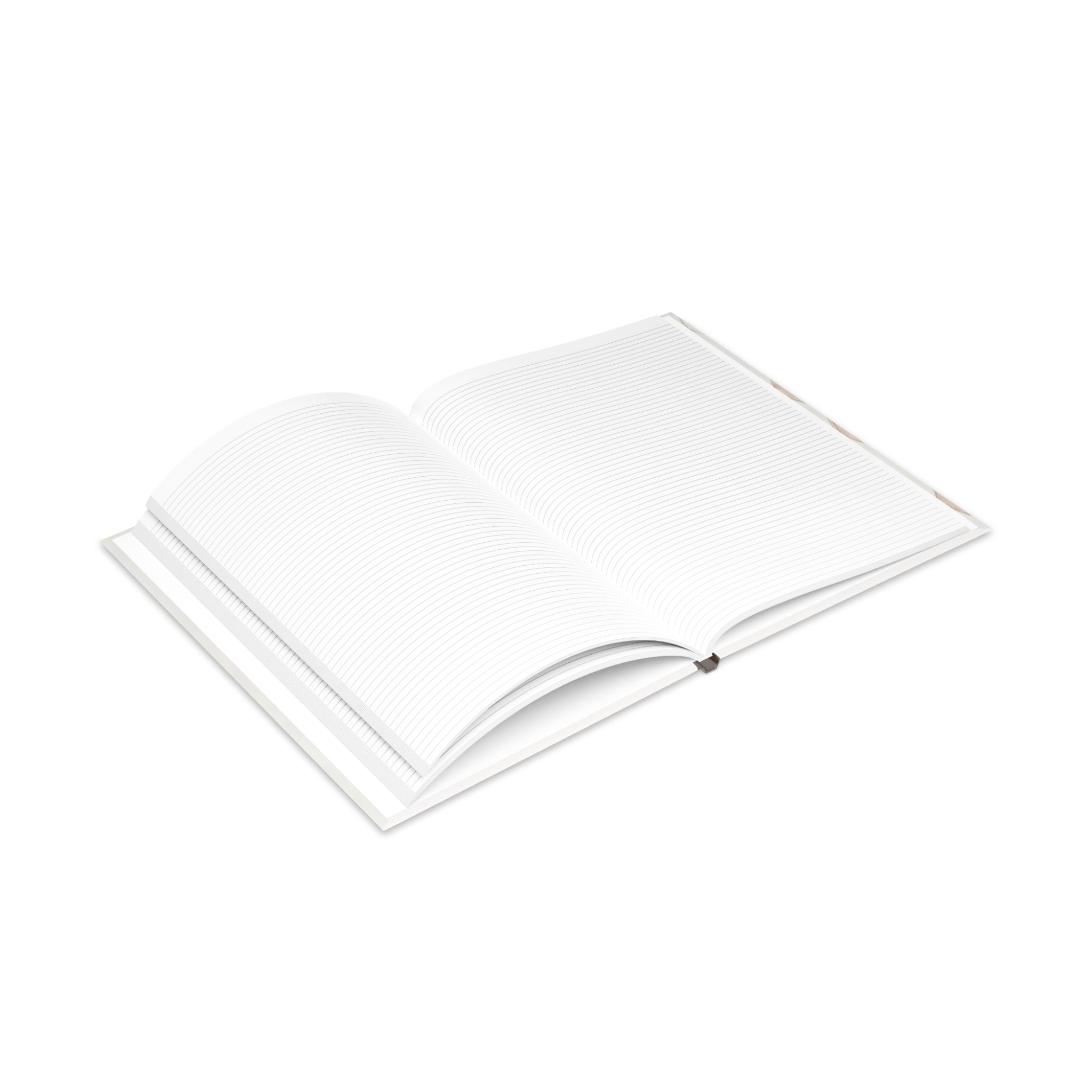Created With a Purpose notebook | Hardcover Journal, Neutral Floral Design
