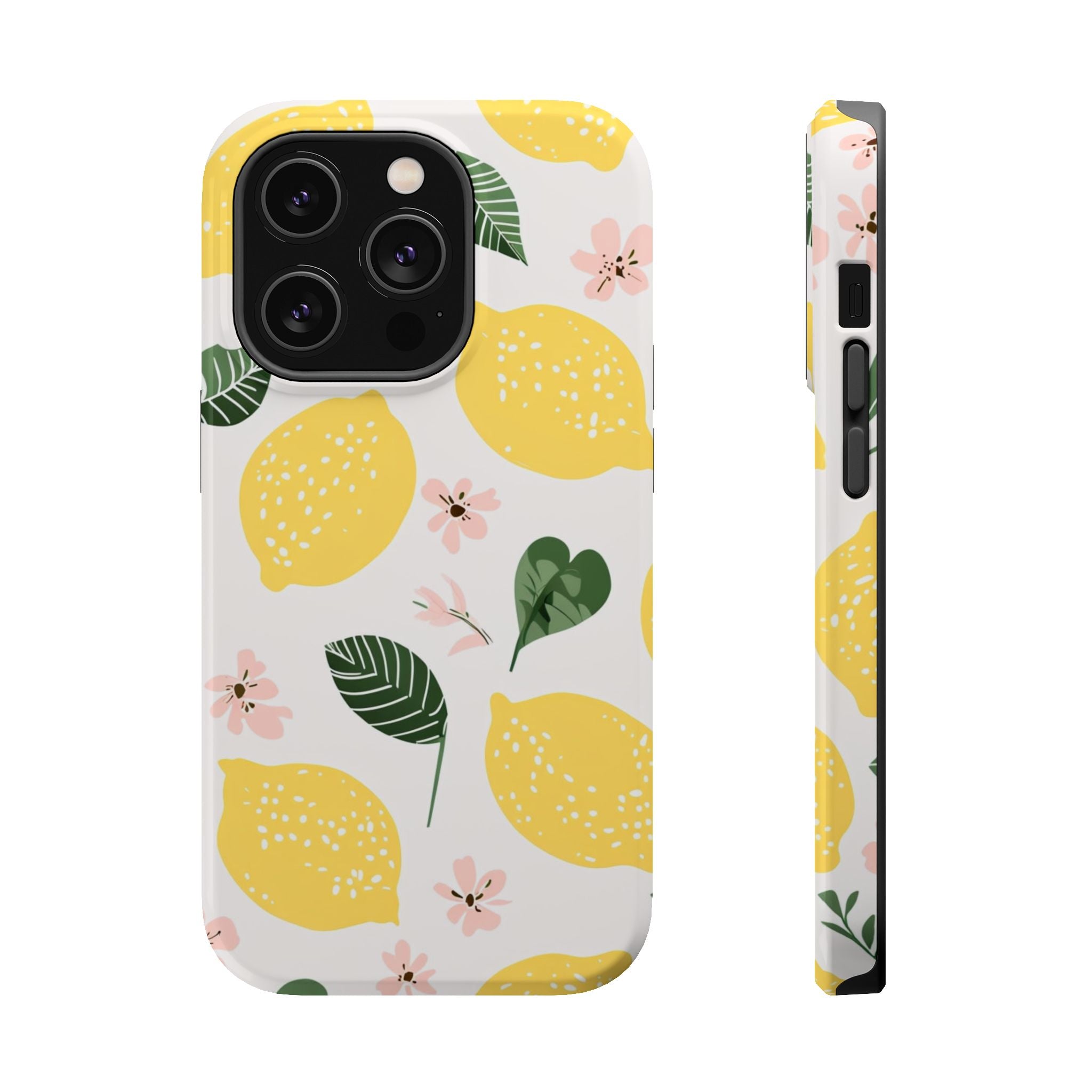 Lemon Grove Phone Case — Summer Citrus MagSafe Tough Cover