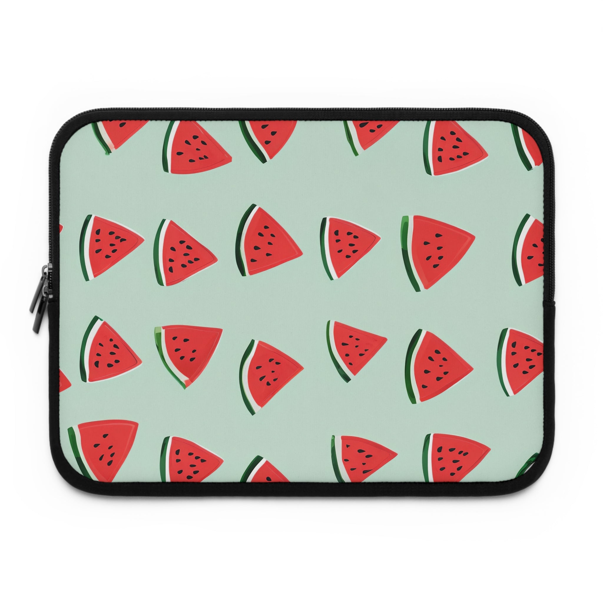 Watermelon Mint Laptop Sleeve | Summer Fruit Tech Cover for Beach Days