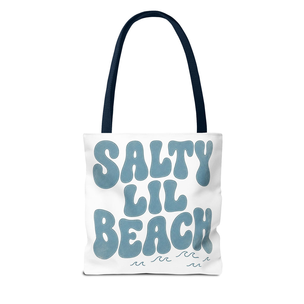 Salty Lil Beach Tote Bag | All-Over Print