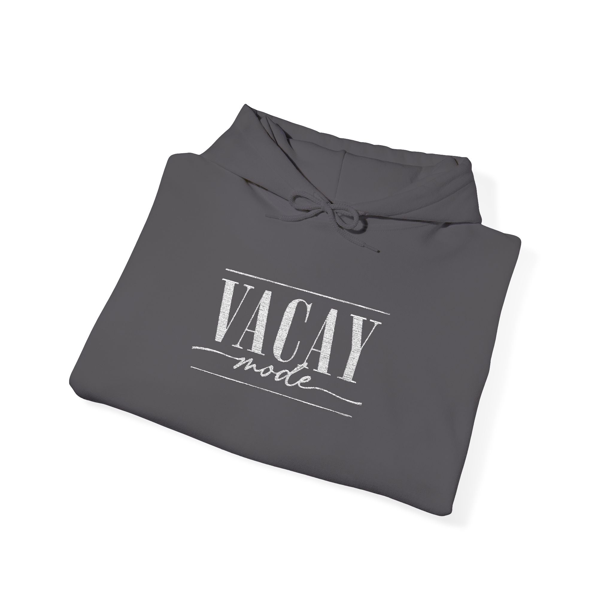 Vacay Mode Embroidered Hoodie — Vacation Travel Sweatshirt