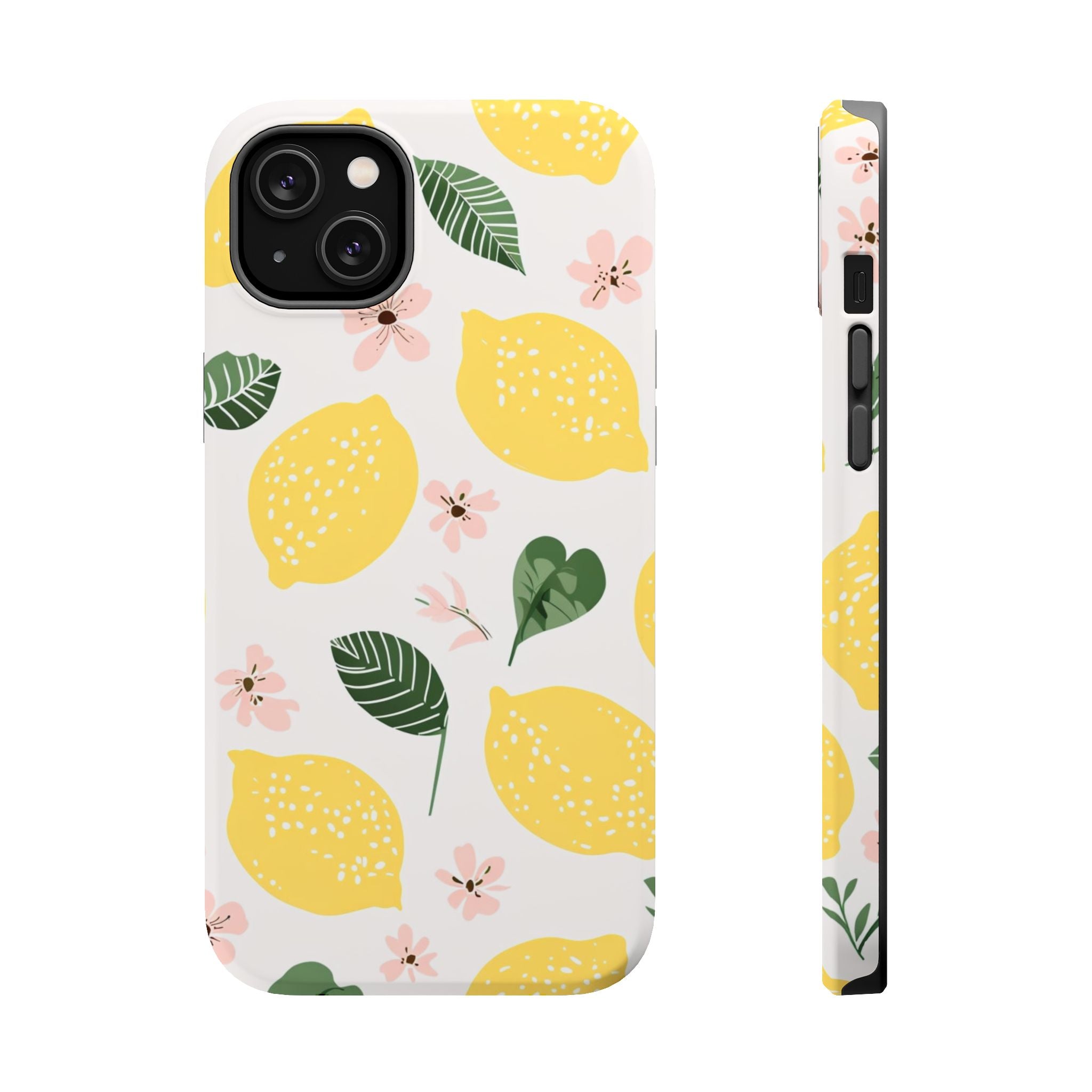 Lemon Grove Phone Case — Summer Citrus MagSafe Tough Cover