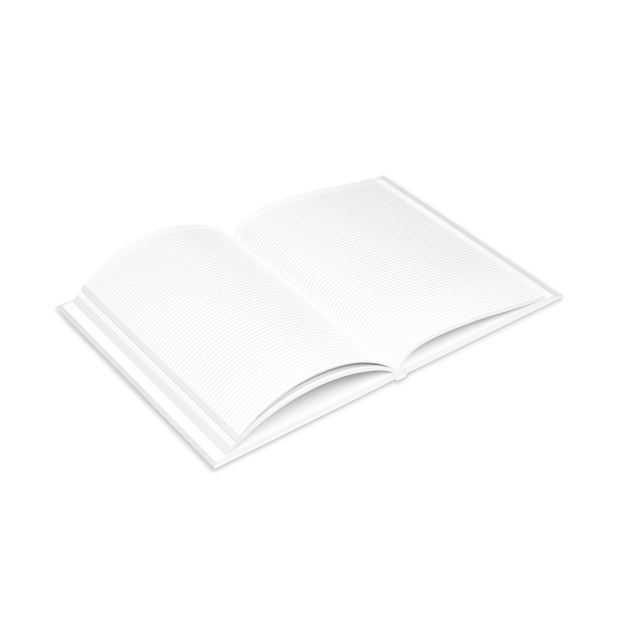 Created With a Purpose notebook | Hardcover Journal, Neutral Floral Design