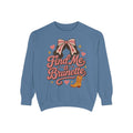 Find Me a Brunette Sweatshirt | Western Boots, Bow, Heart Design