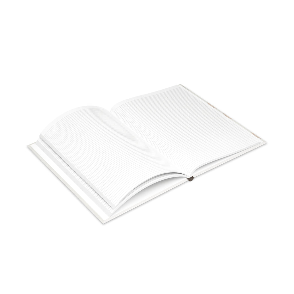 Created With a Purpose notebook | Hardcover Journal, Neutral Floral Design