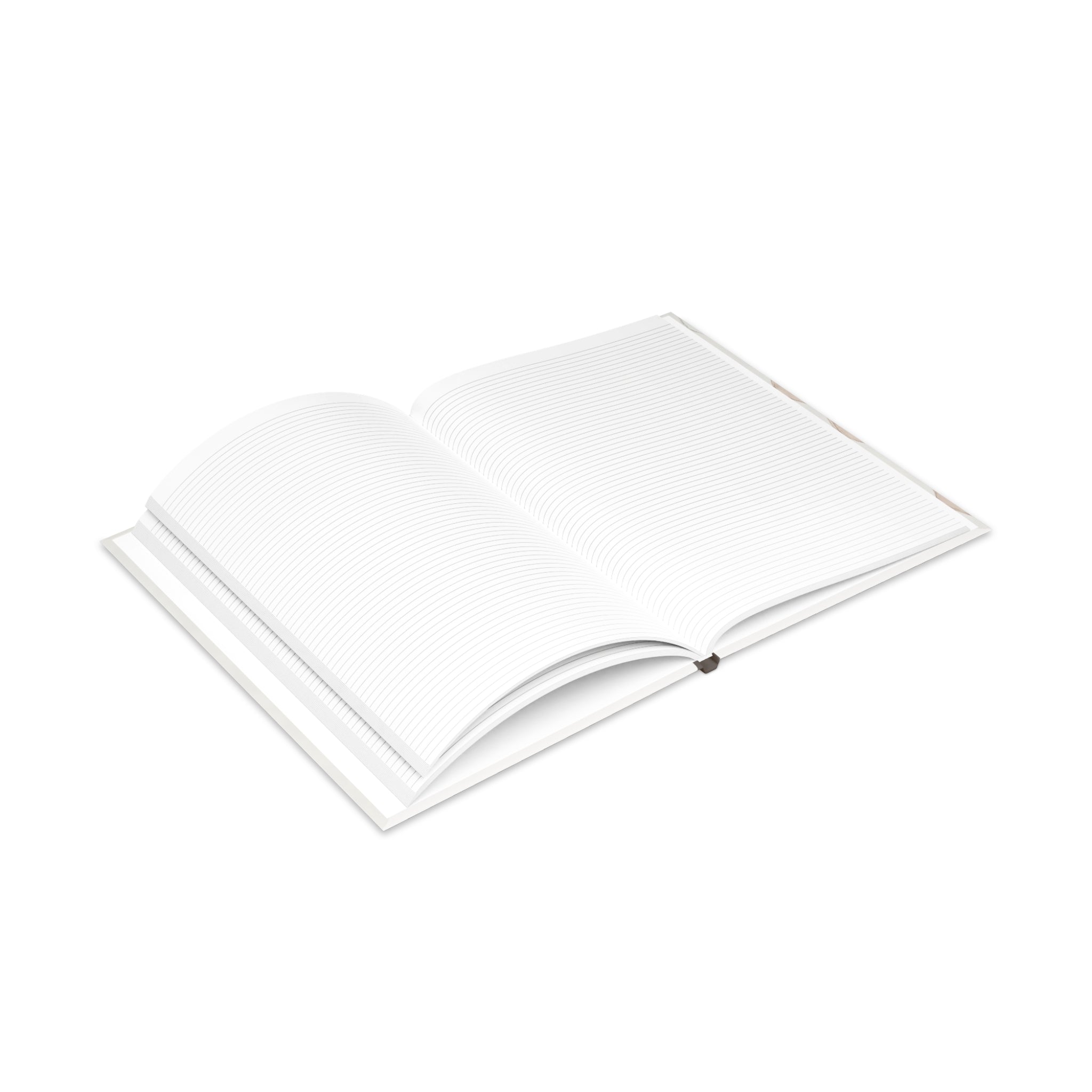 Created With a Purpose notebook | Hardcover Journal, Neutral Floral Design