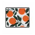 Orange Citrus Desk Mat | Retro Mediterranean Botanical Mouse Pad