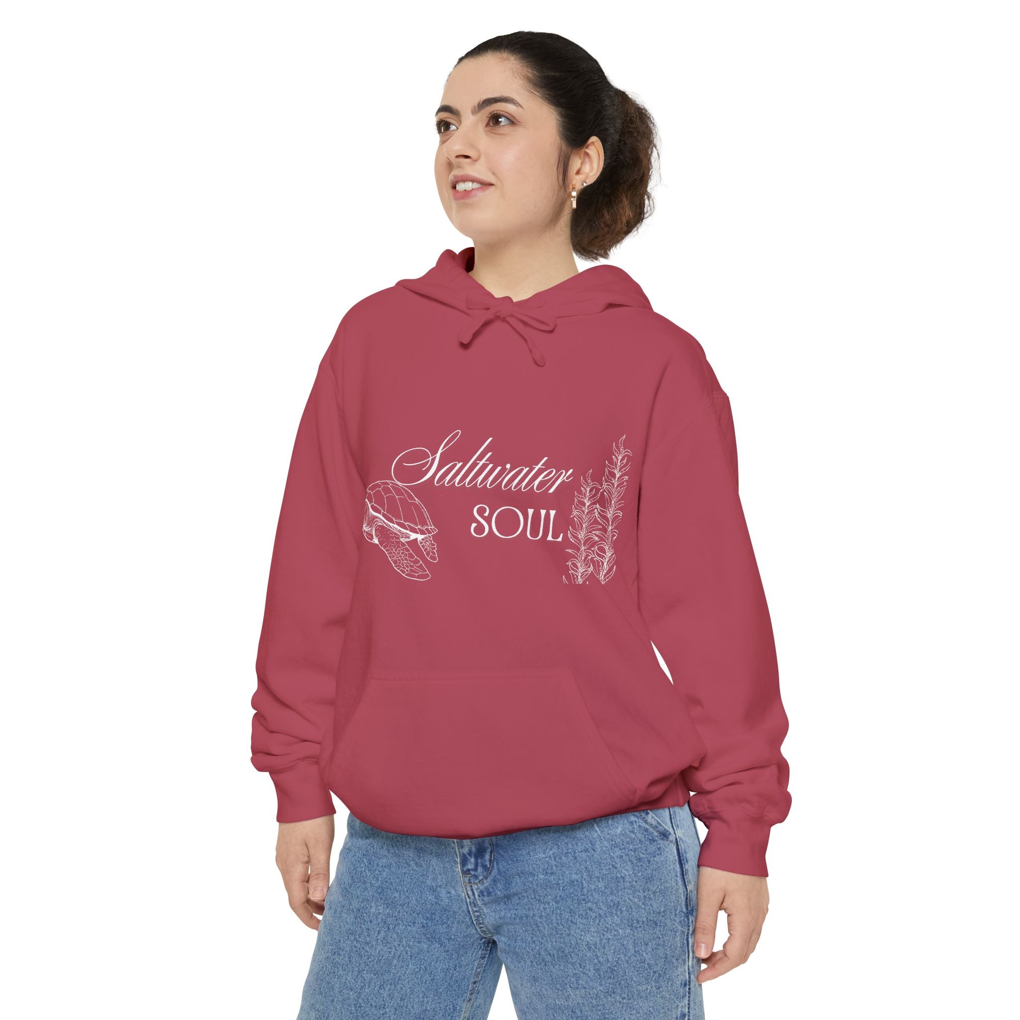Saltwater Soul Hoodie — Garment-Dyed Coastal Pullover