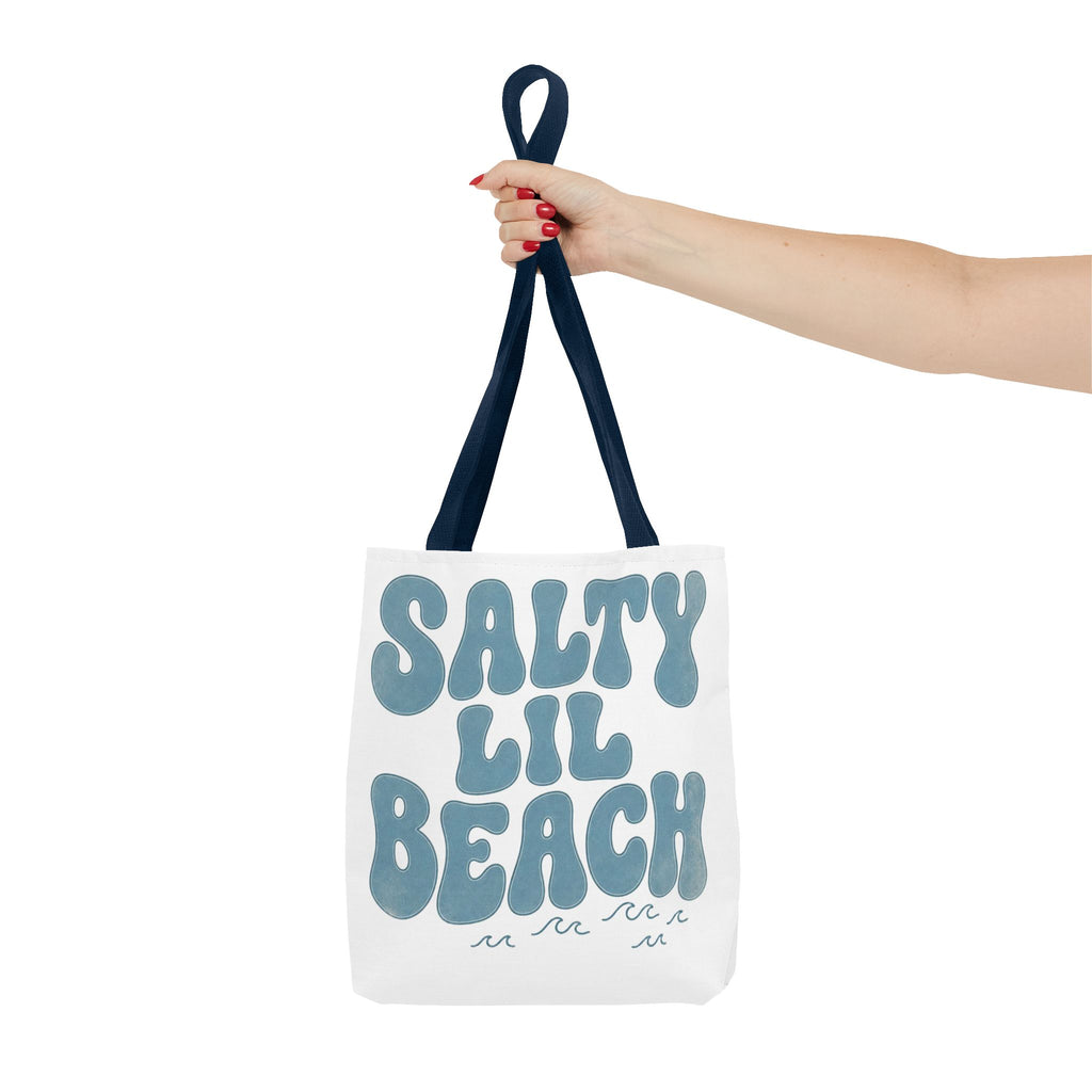 Salty Lil Beach Tote Bag | All-Over Print