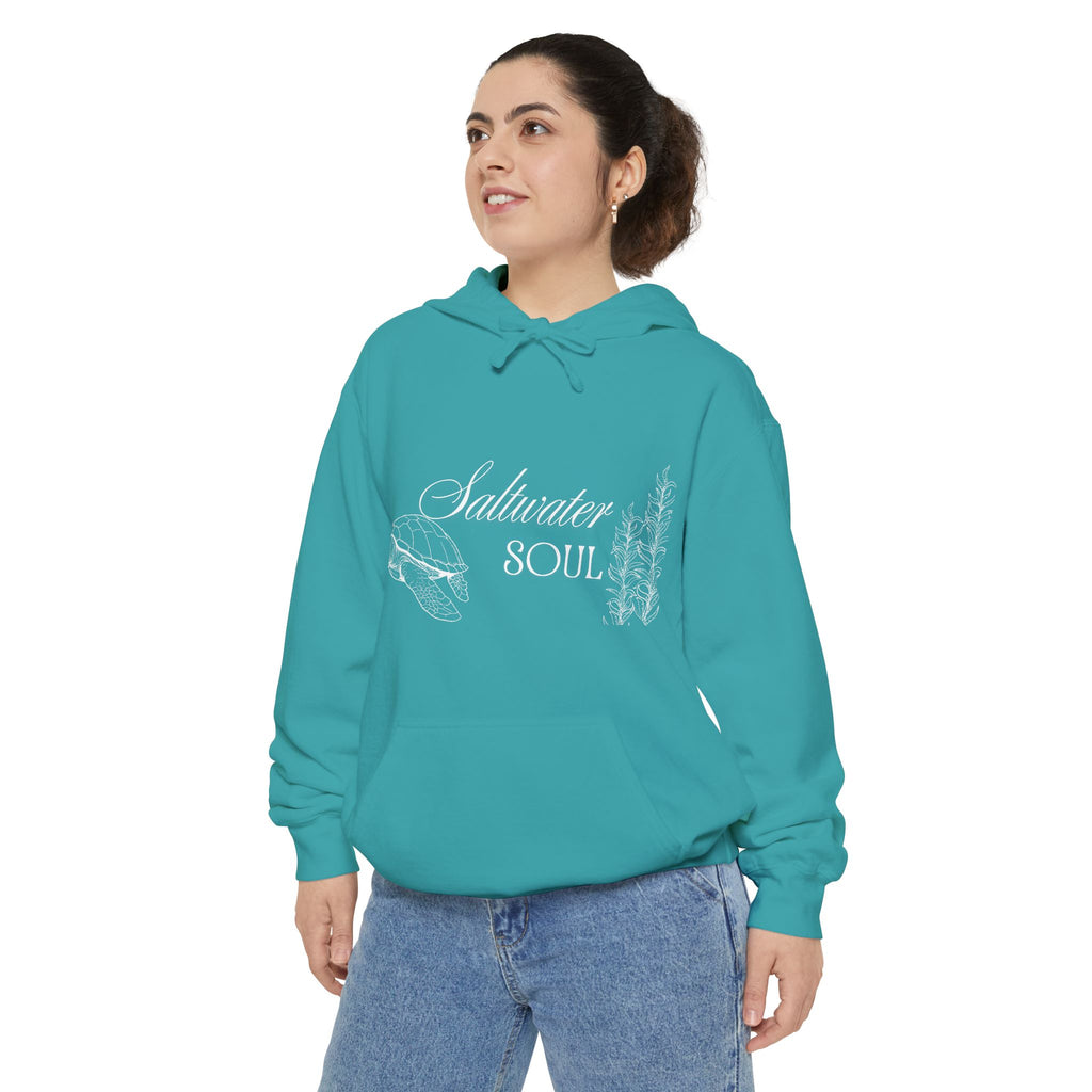 Saltwater Soul Hoodie — Garment-Dyed Coastal Pullover
