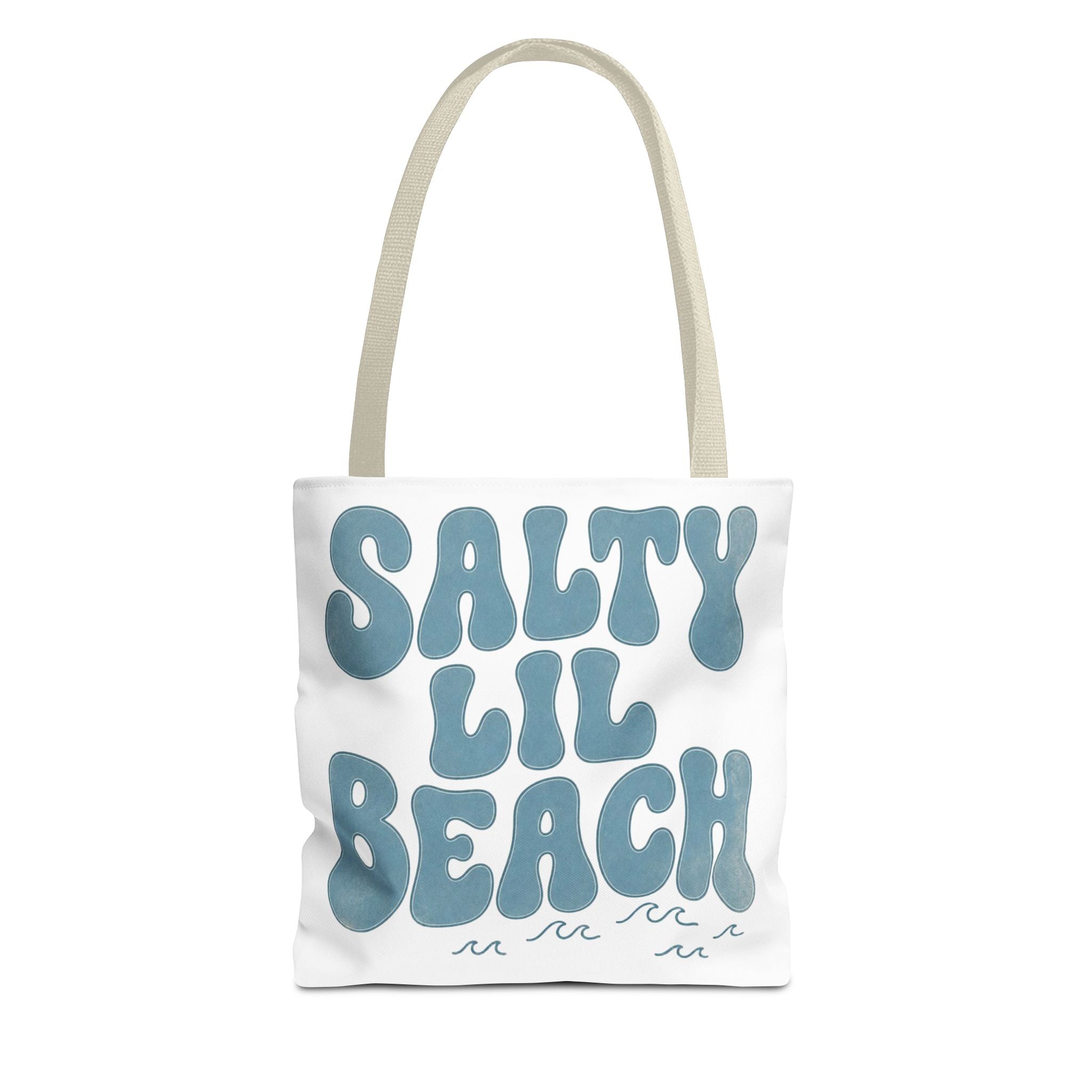 Salty Lil Beach Tote Bag | All-Over Print