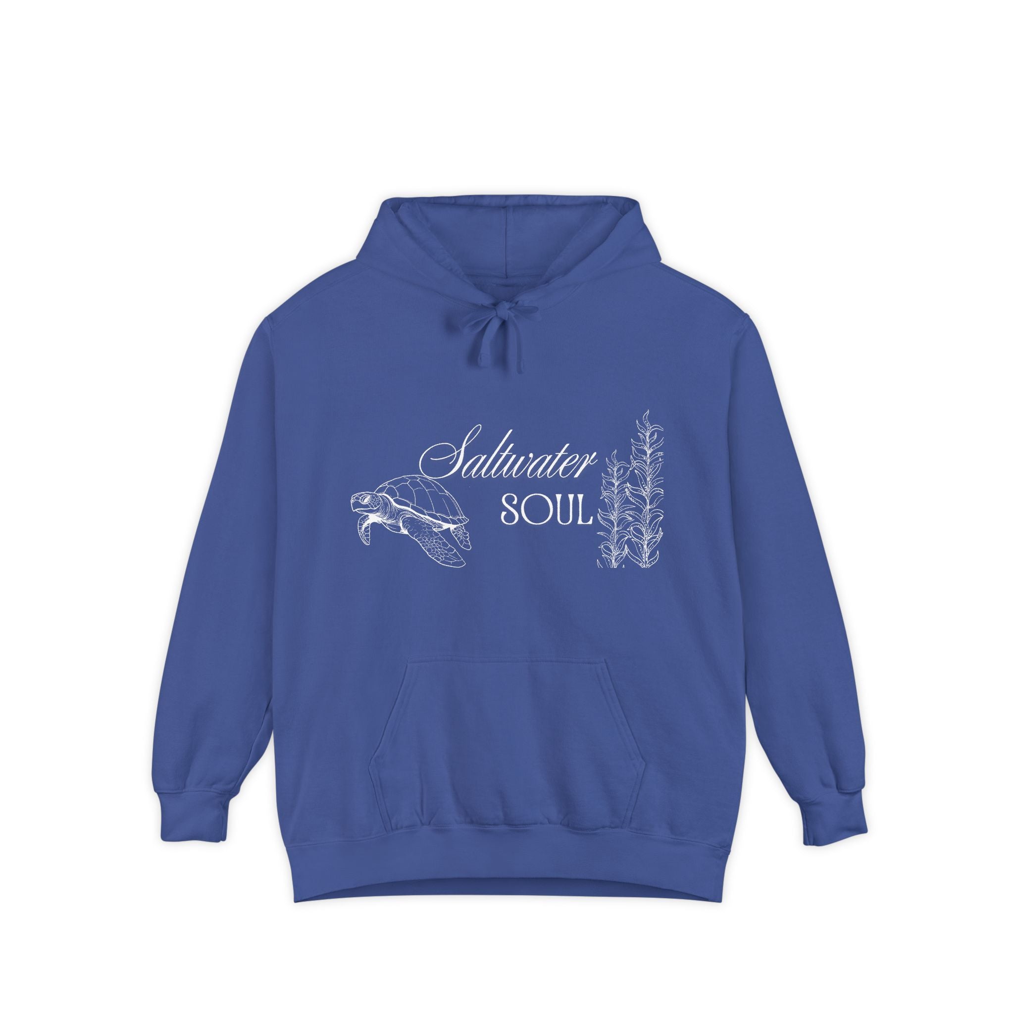 Saltwater Soul Hoodie — Garment-Dyed Coastal Pullover