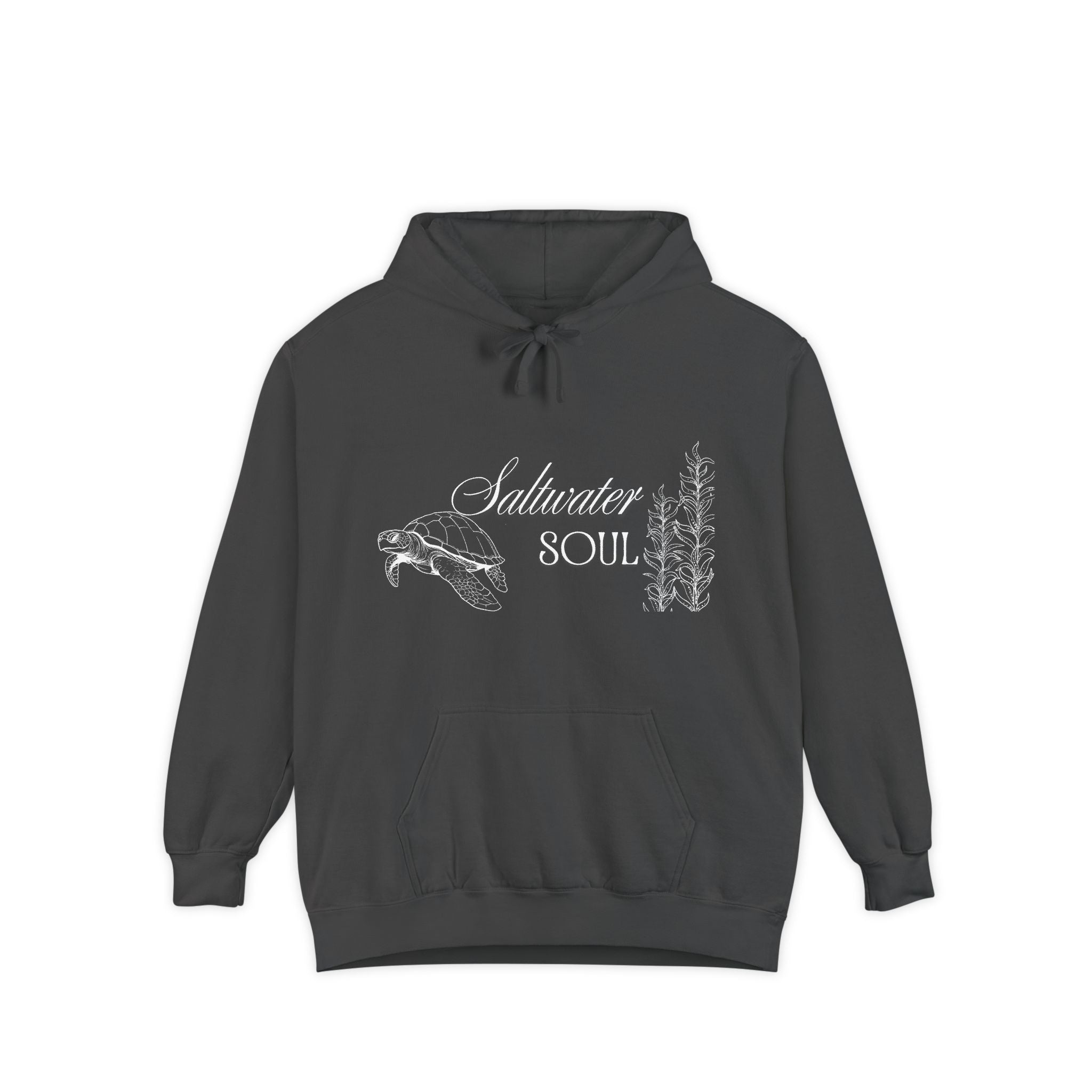 Saltwater Soul Hoodie — Garment-Dyed Coastal Pullover