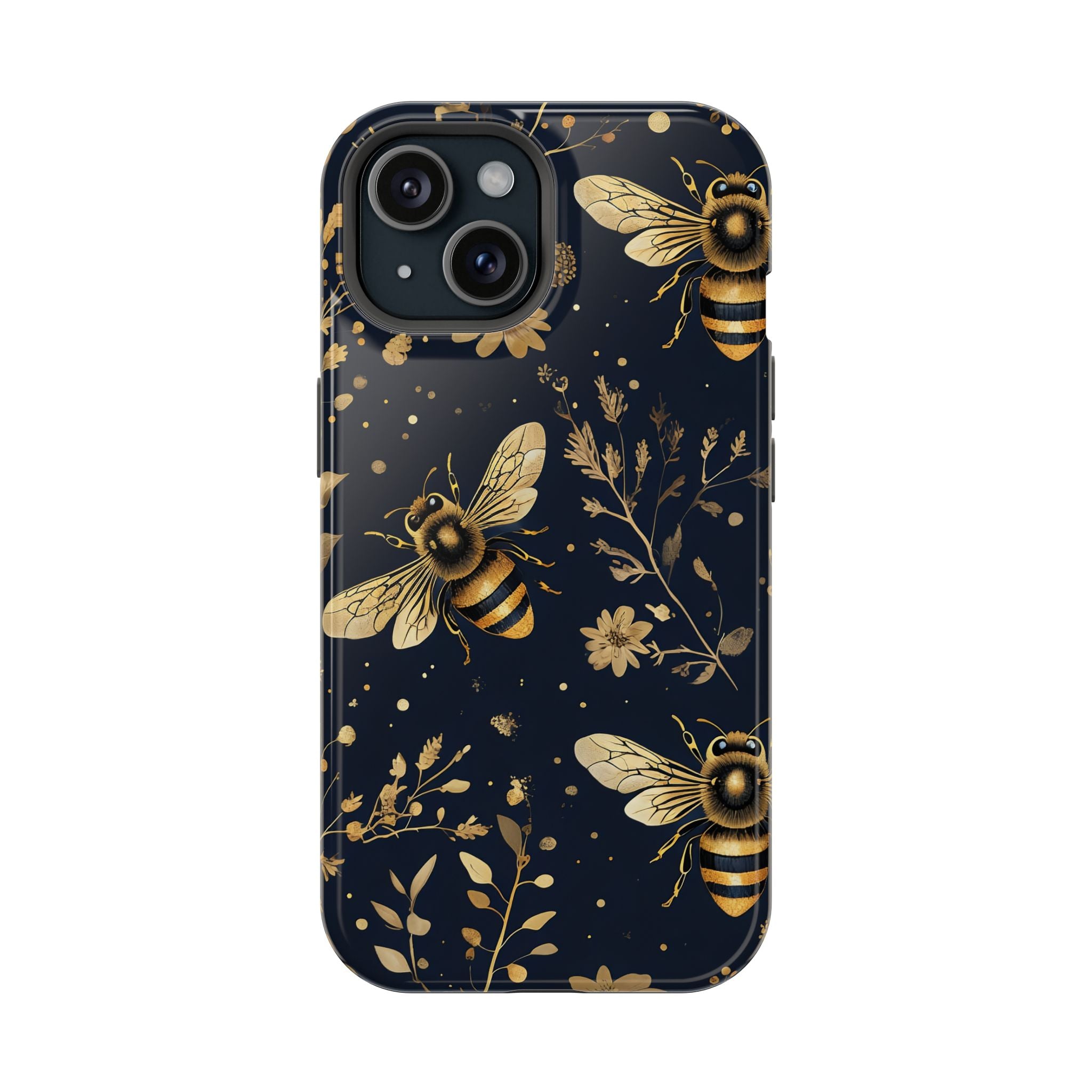 Golden Bee Phone Case — Vintage Honeybee MagSafe Tough Cover