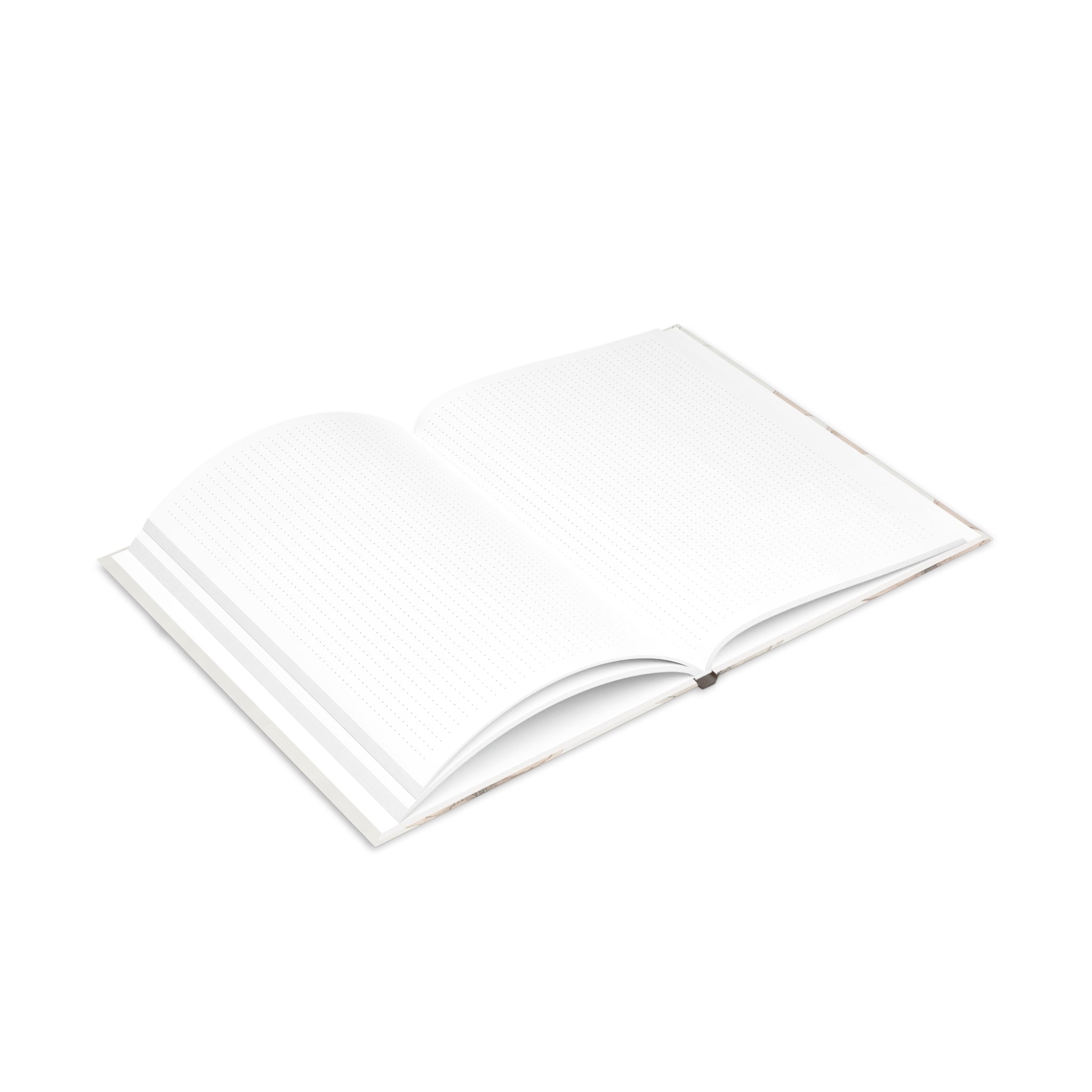 Created With a Purpose notebook | Hardcover Journal, Neutral Floral Design