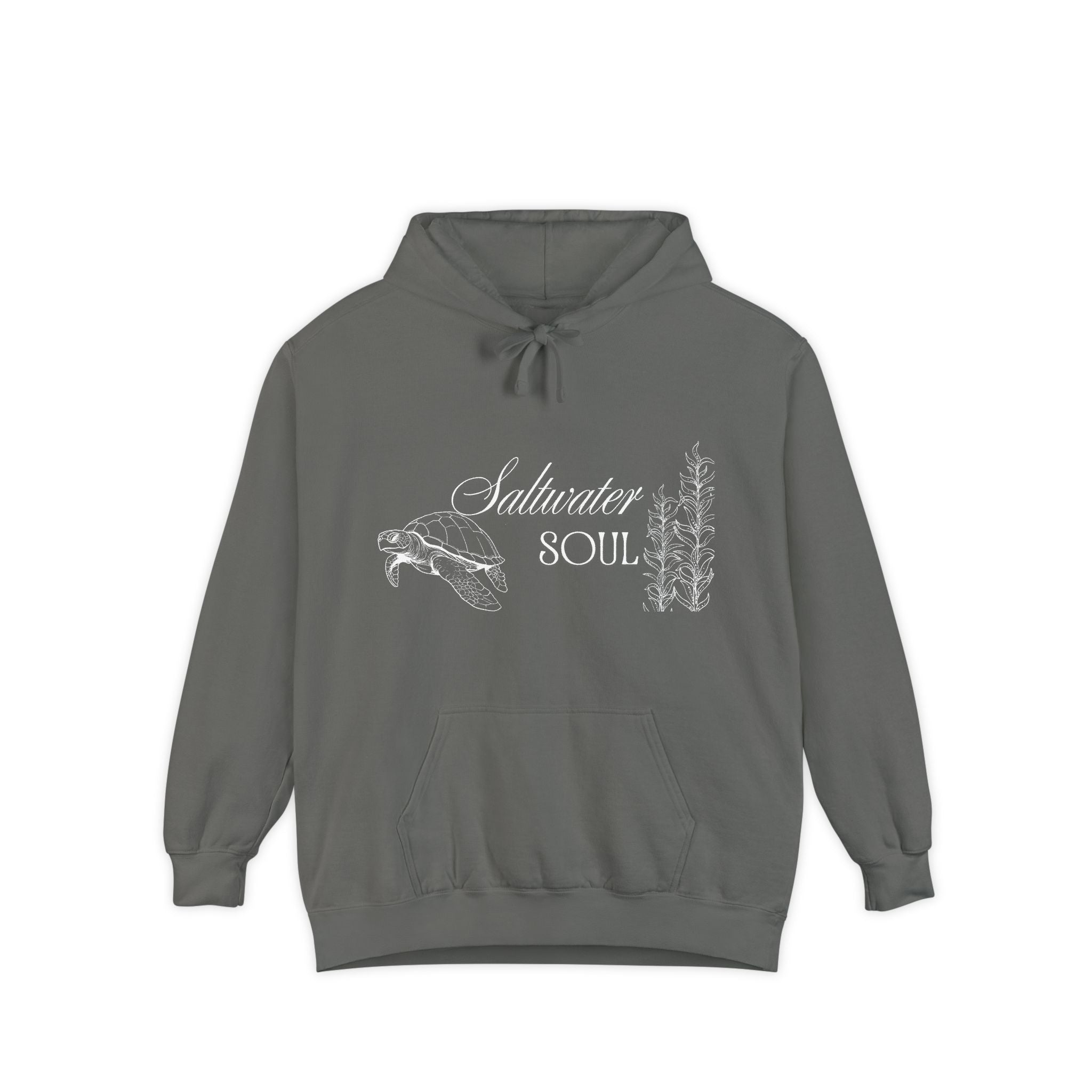 Saltwater Soul Hoodie — Garment-Dyed Coastal Pullover