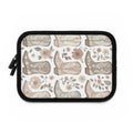 Neutral Cowboy Boot Laptop Sleeve | Tan Western Floral Tech Cover