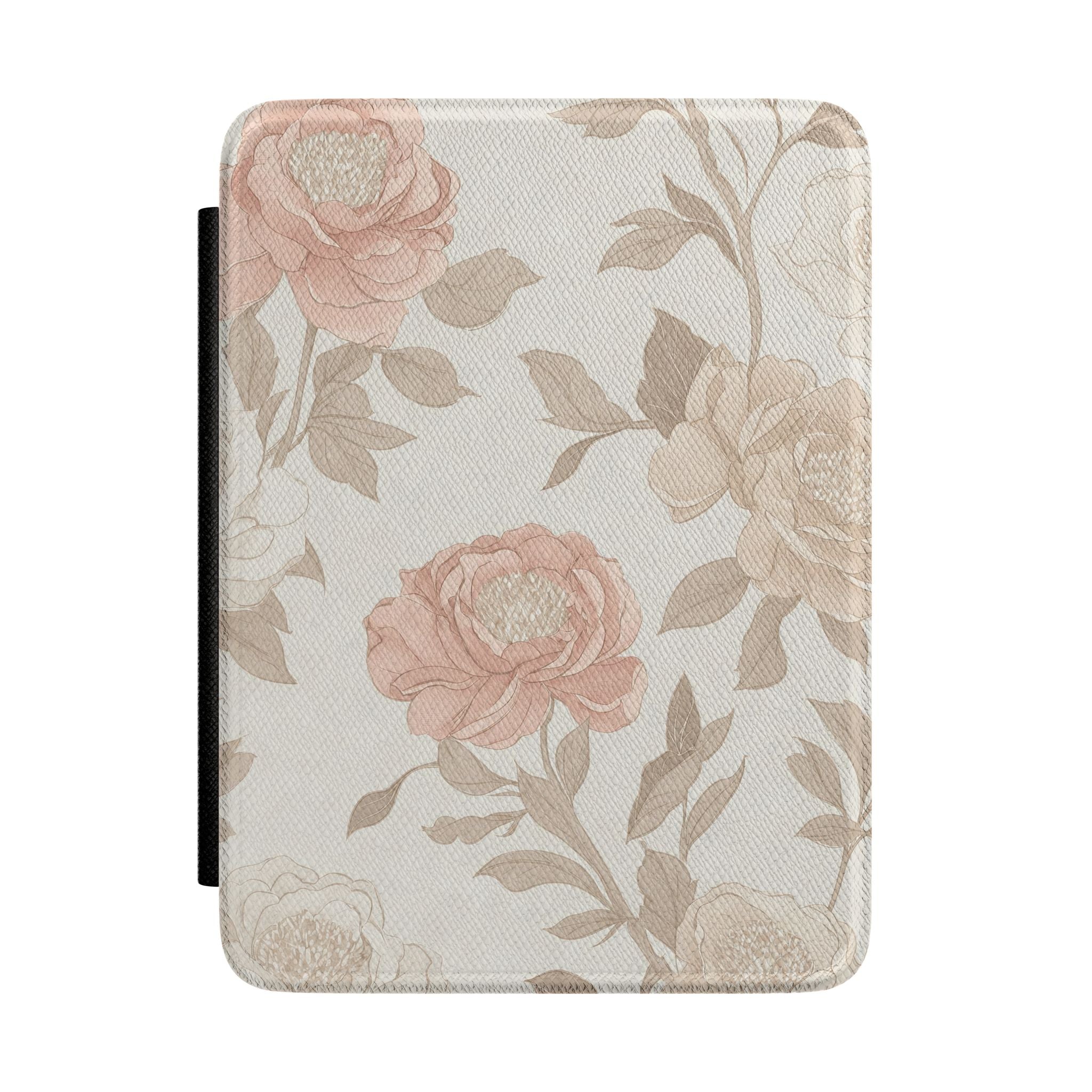 Vintage Rose Kindle Paperwhite Case | Soft Pink Watercolor Floral E-Reader Cover