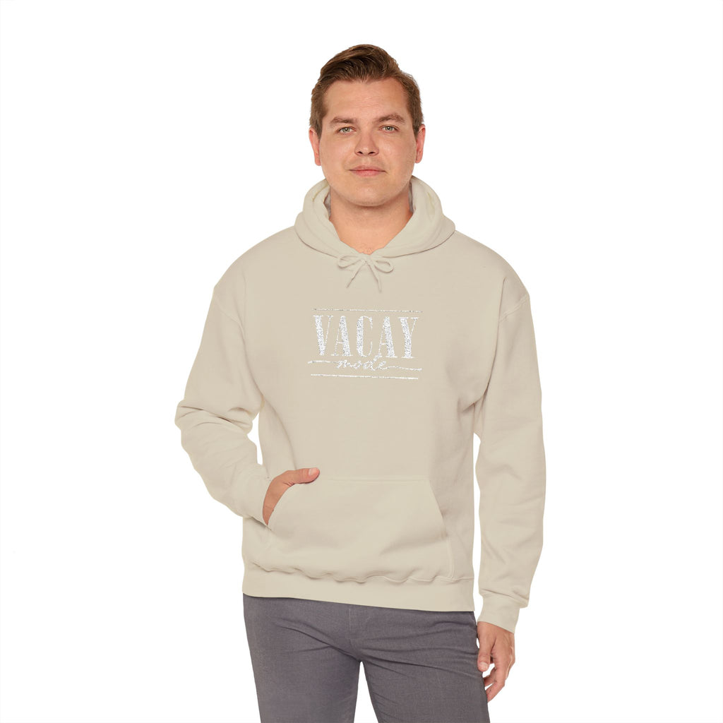 Vacay Mode Embroidered Hoodie — Vacation Travel Sweatshirt