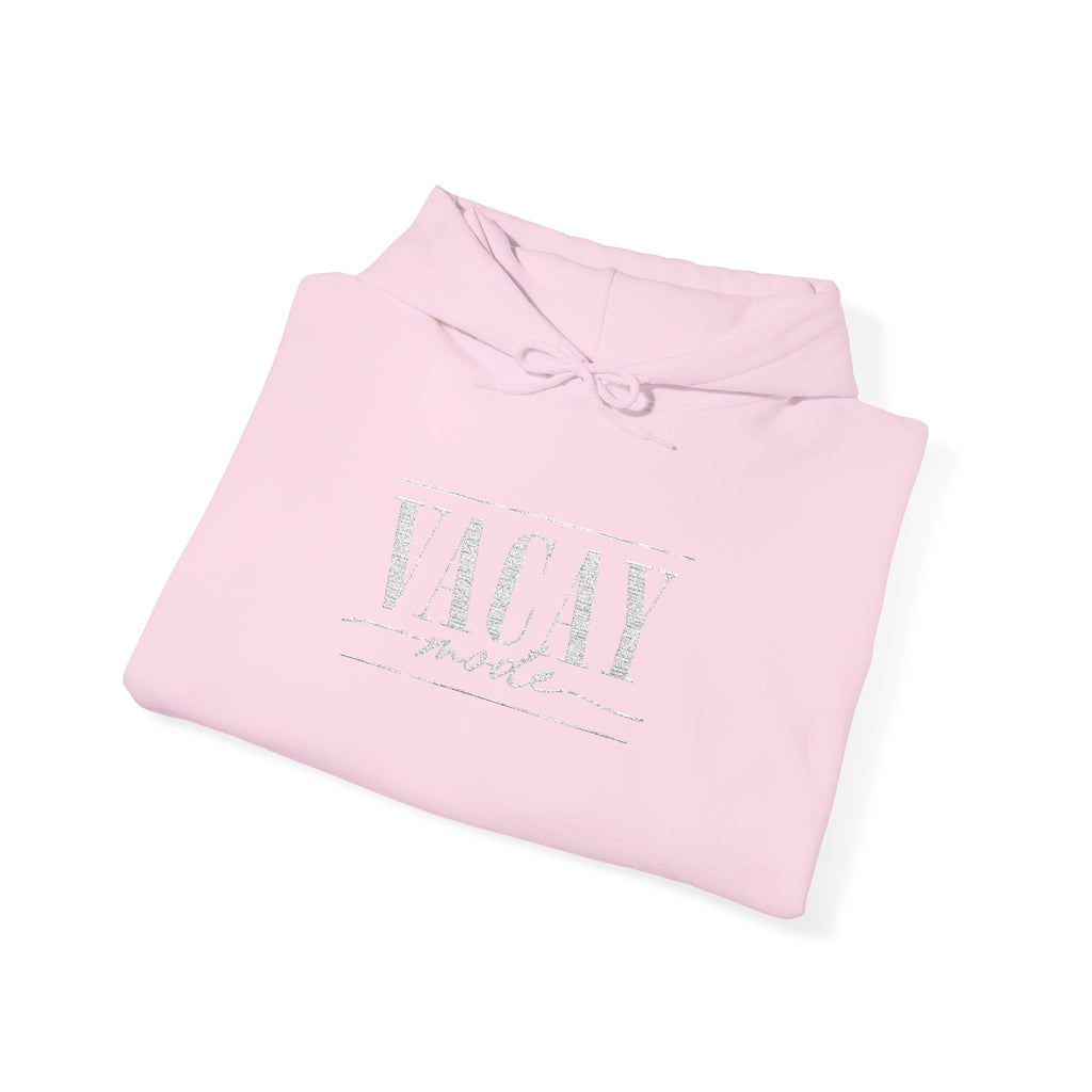 Vacay Mode Embroidered Hoodie — Vacation Travel Sweatshirt