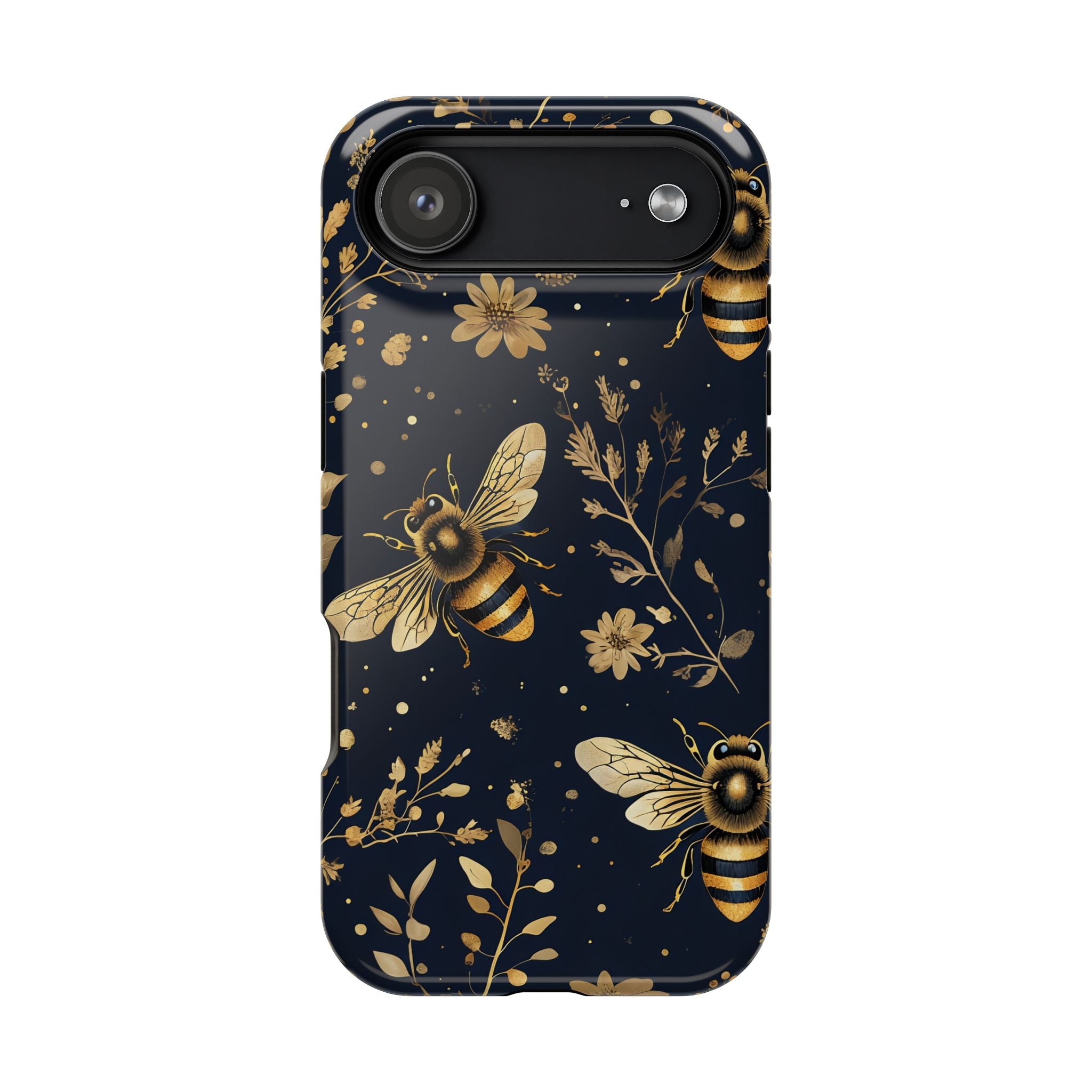 Golden Bee Phone Case — Vintage Honeybee MagSafe Tough Cover