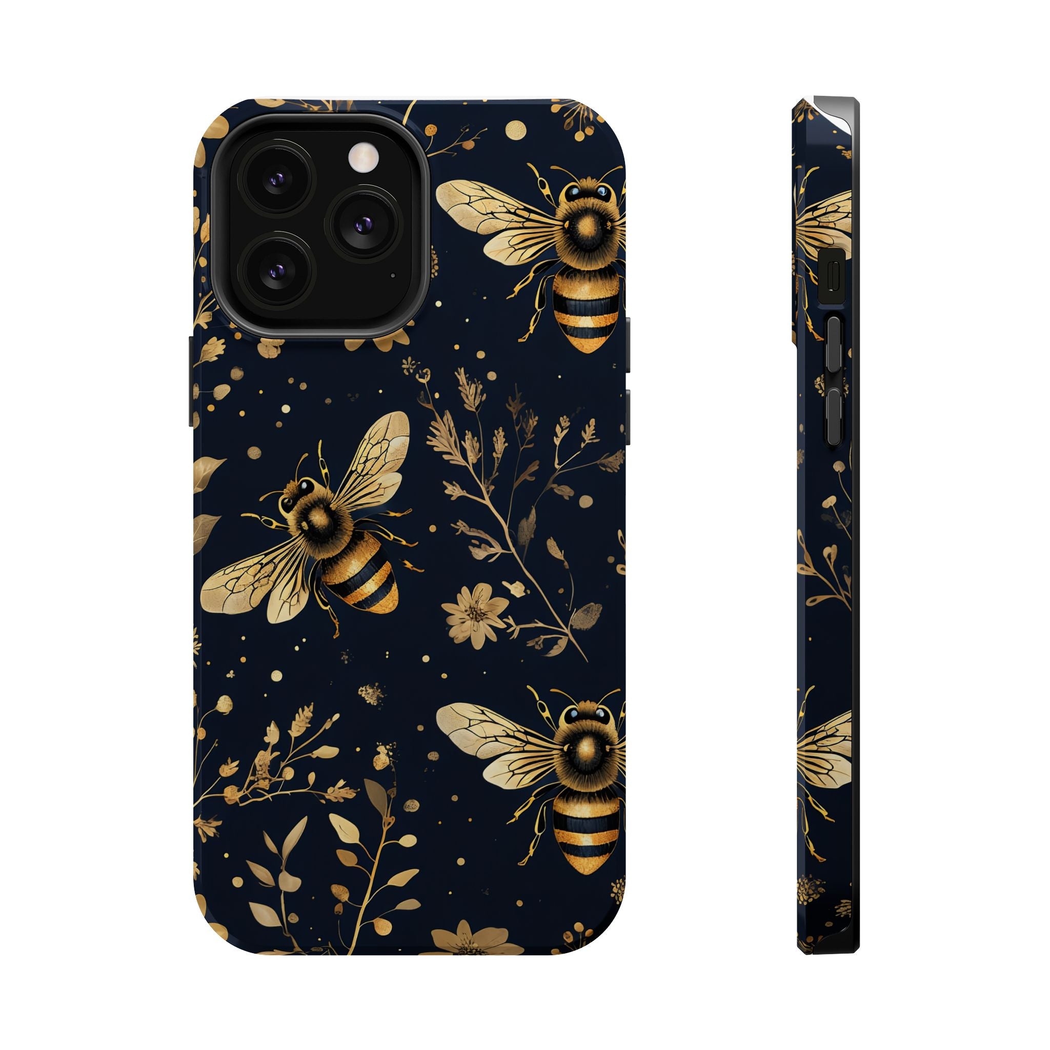 Golden Bee Phone Case — Vintage Honeybee MagSafe Tough Cover