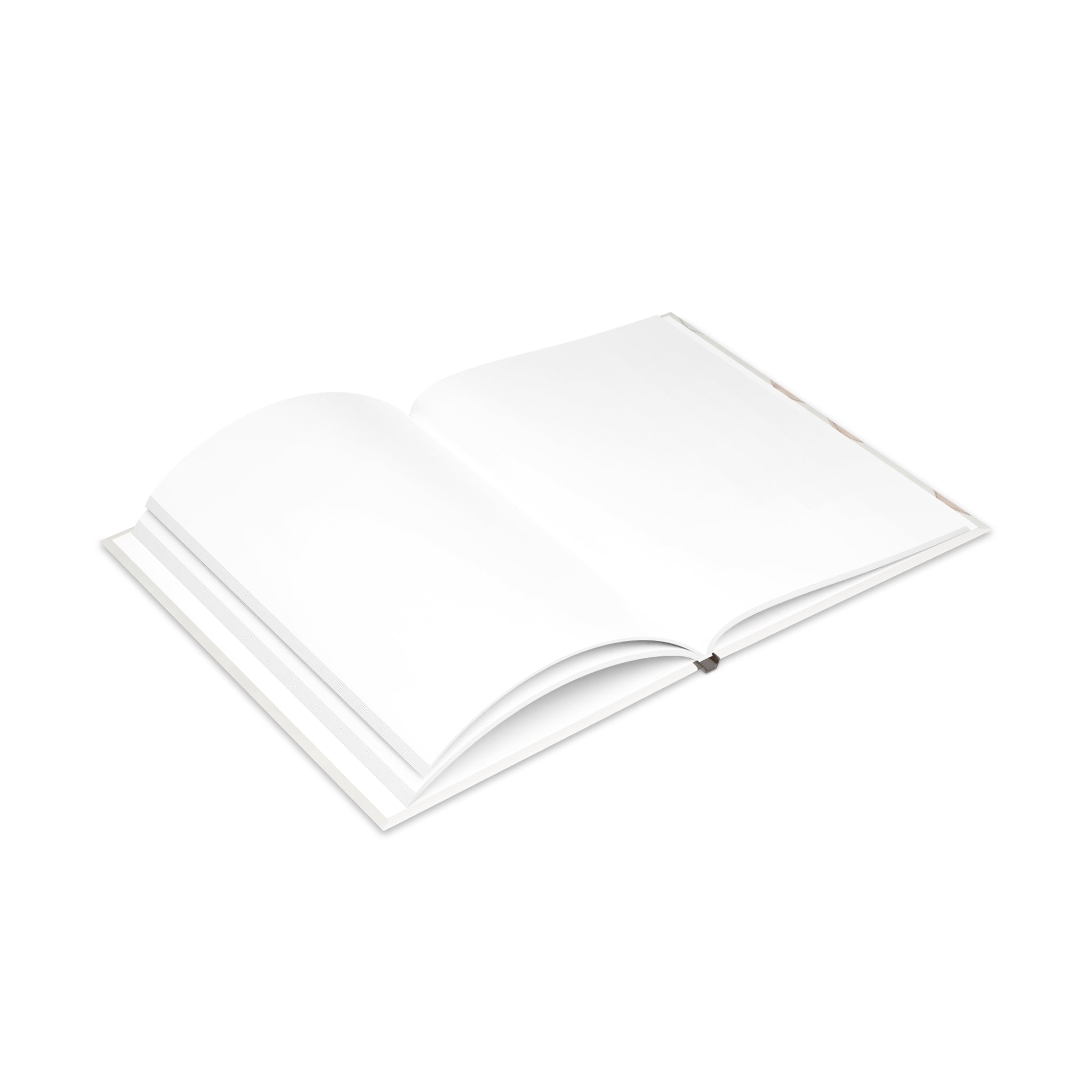 Created With a Purpose notebook | Hardcover Journal, Neutral Floral Design