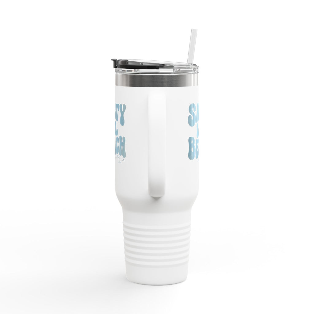Salty Lil Beach Insulated Travel Mug 40oz | Ocean Vibes, Beach Lover Tumbler