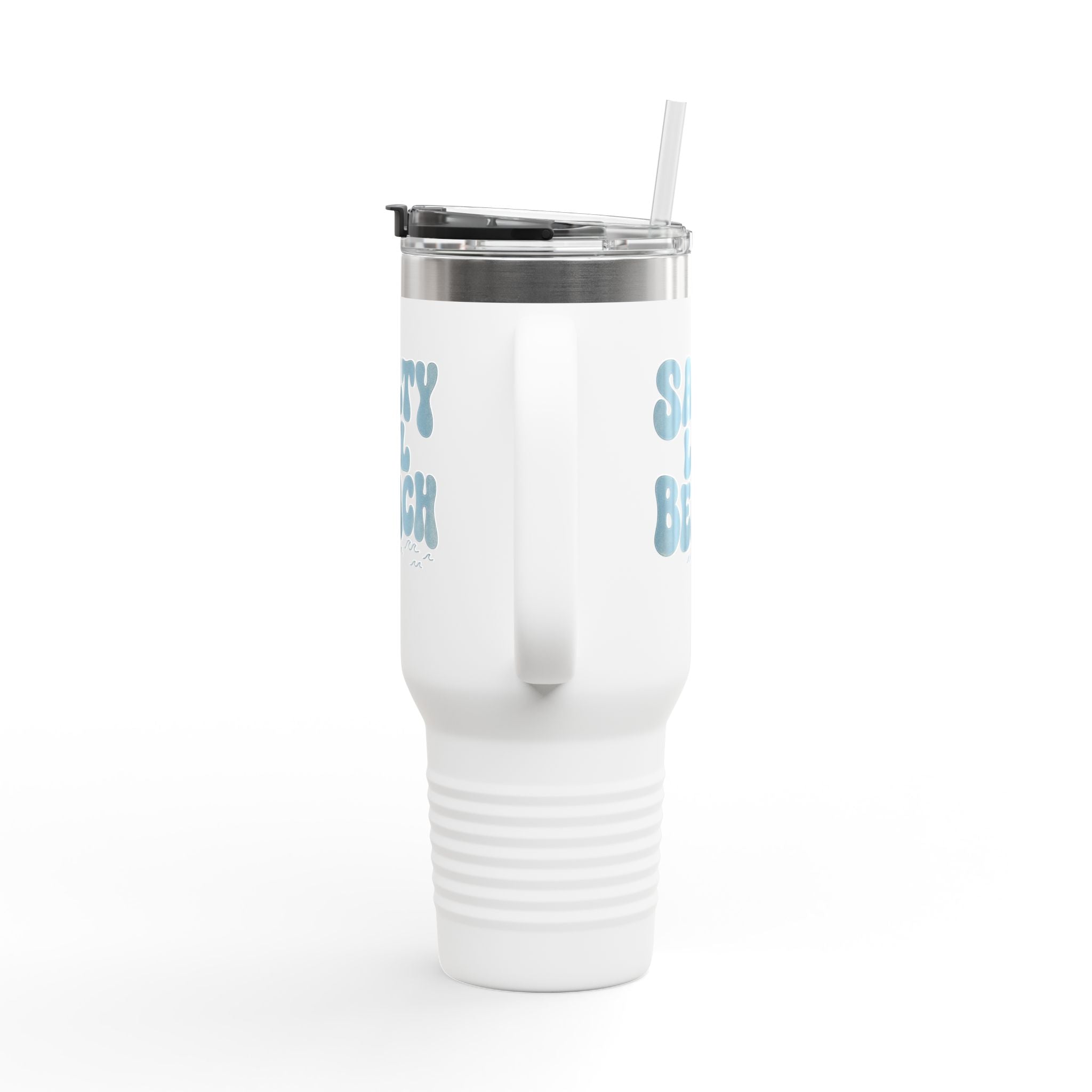 Salty Lil Beach Insulated Travel Mug 40oz | Ocean Vibes, Beach Lover Tumbler