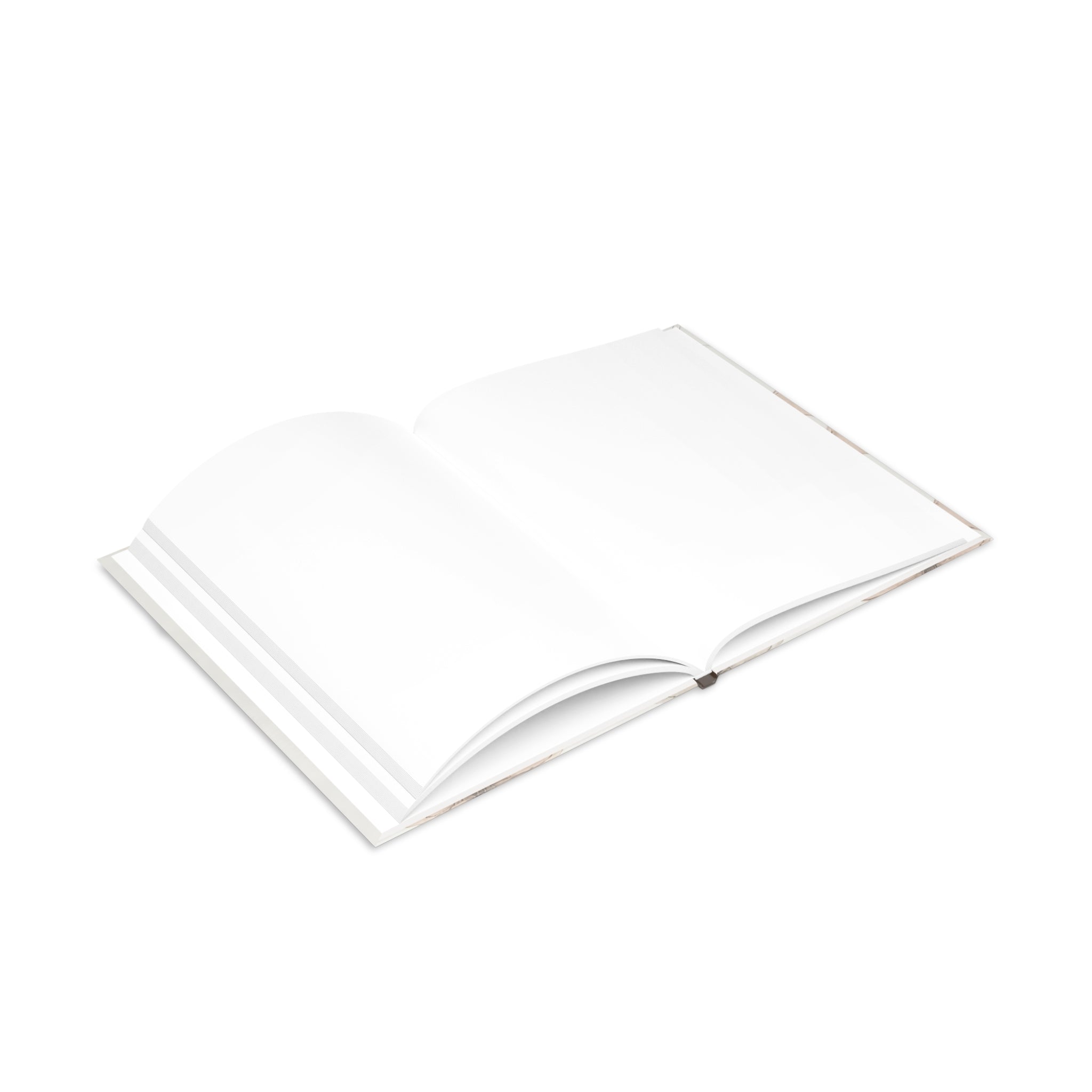 Created With a Purpose notebook | Hardcover Journal, Neutral Floral Design