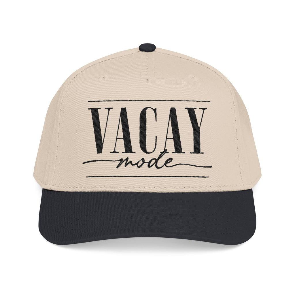 Vacay Mode Embroidered Mid-Profile Baseball Cap — Trucker Hat