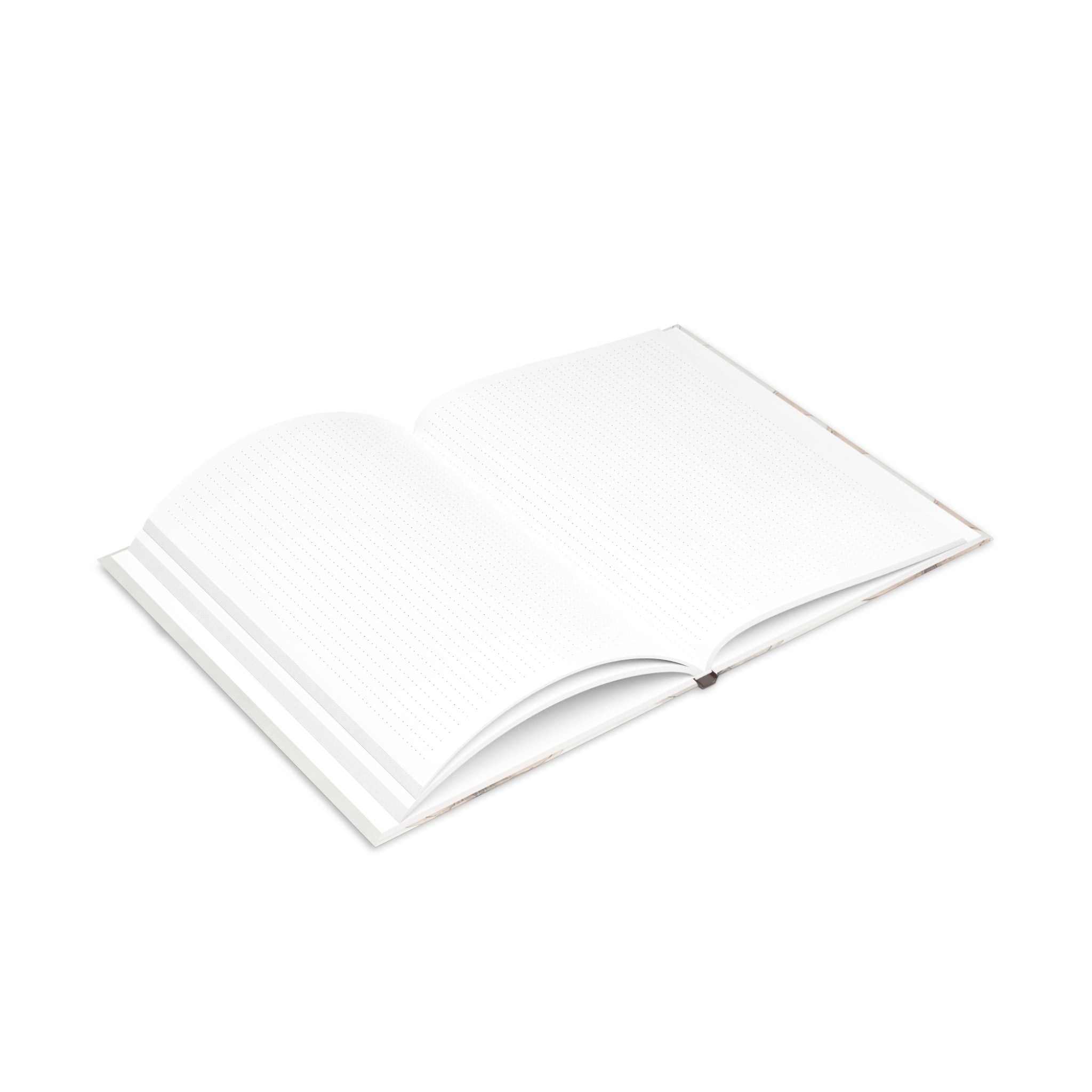 Created With a Purpose notebook | Hardcover Journal, Neutral Floral Design